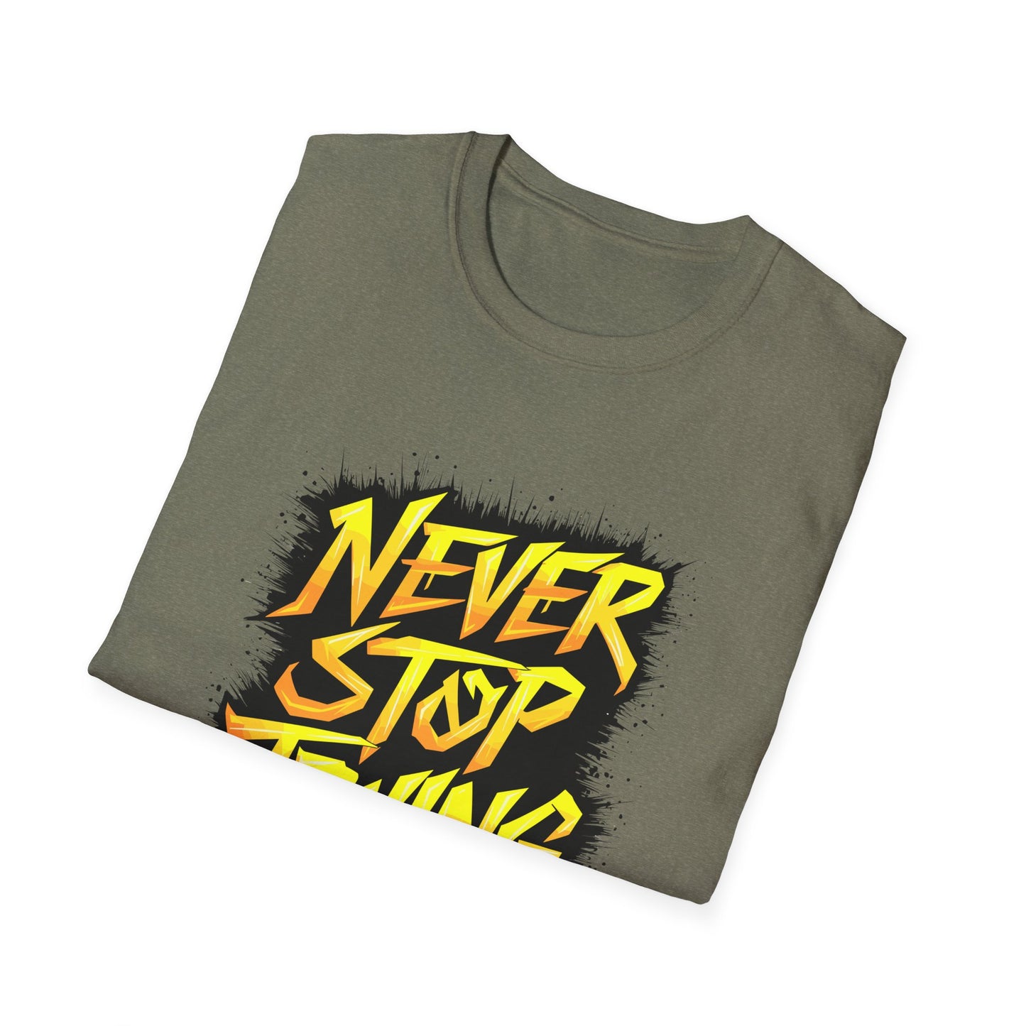 Never Stop Trying Unisex Softstyle T-Shirt