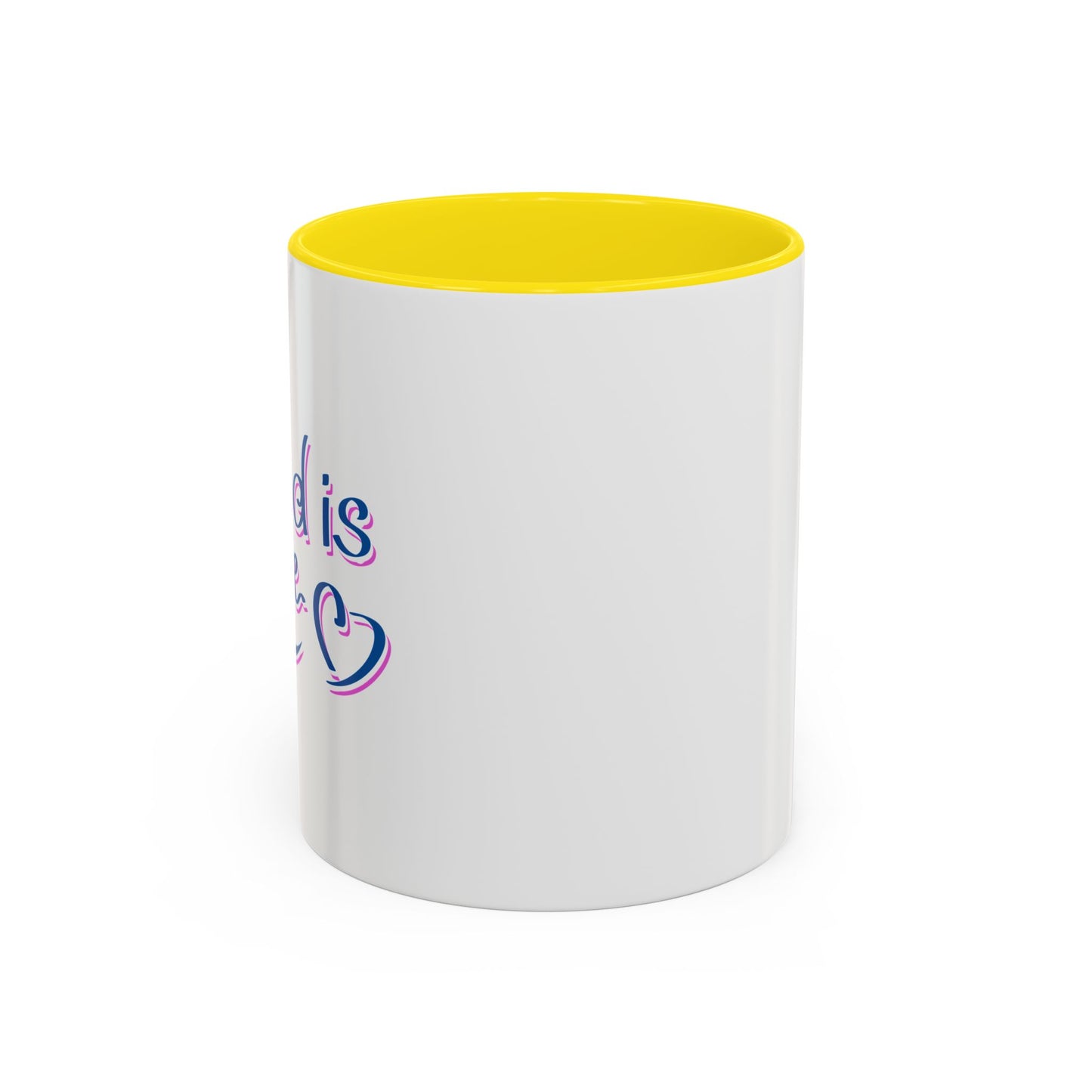God Is Love Accent Coffee Mug (11, 15oz)