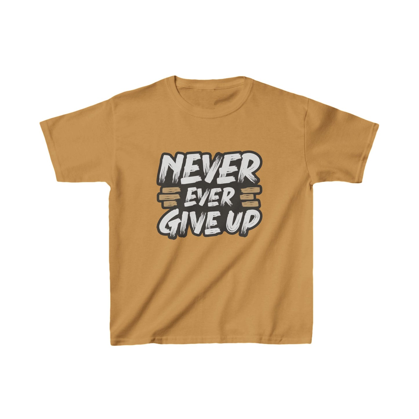 Never Give Up Kids Heavy Cotton™ Tee