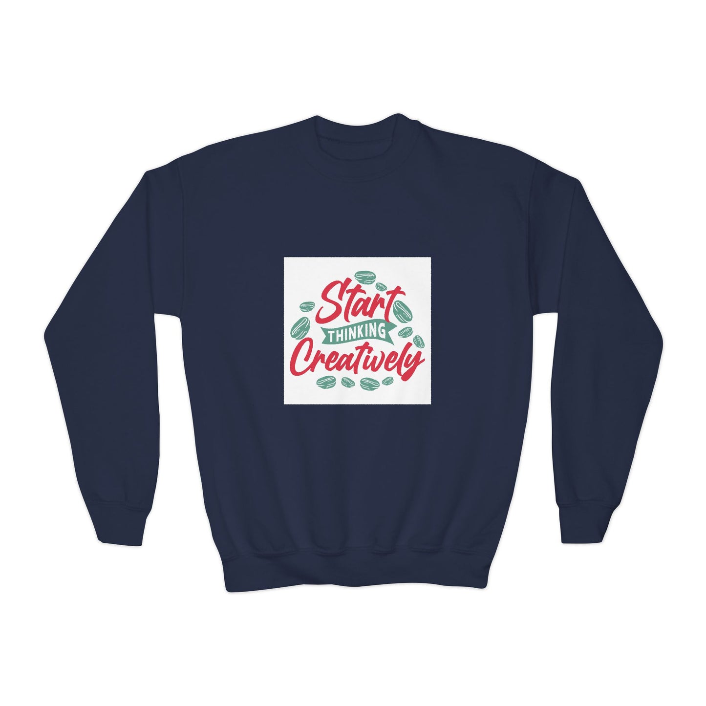 Start Thinking Creatively Youth Crewneck Sweatshirt