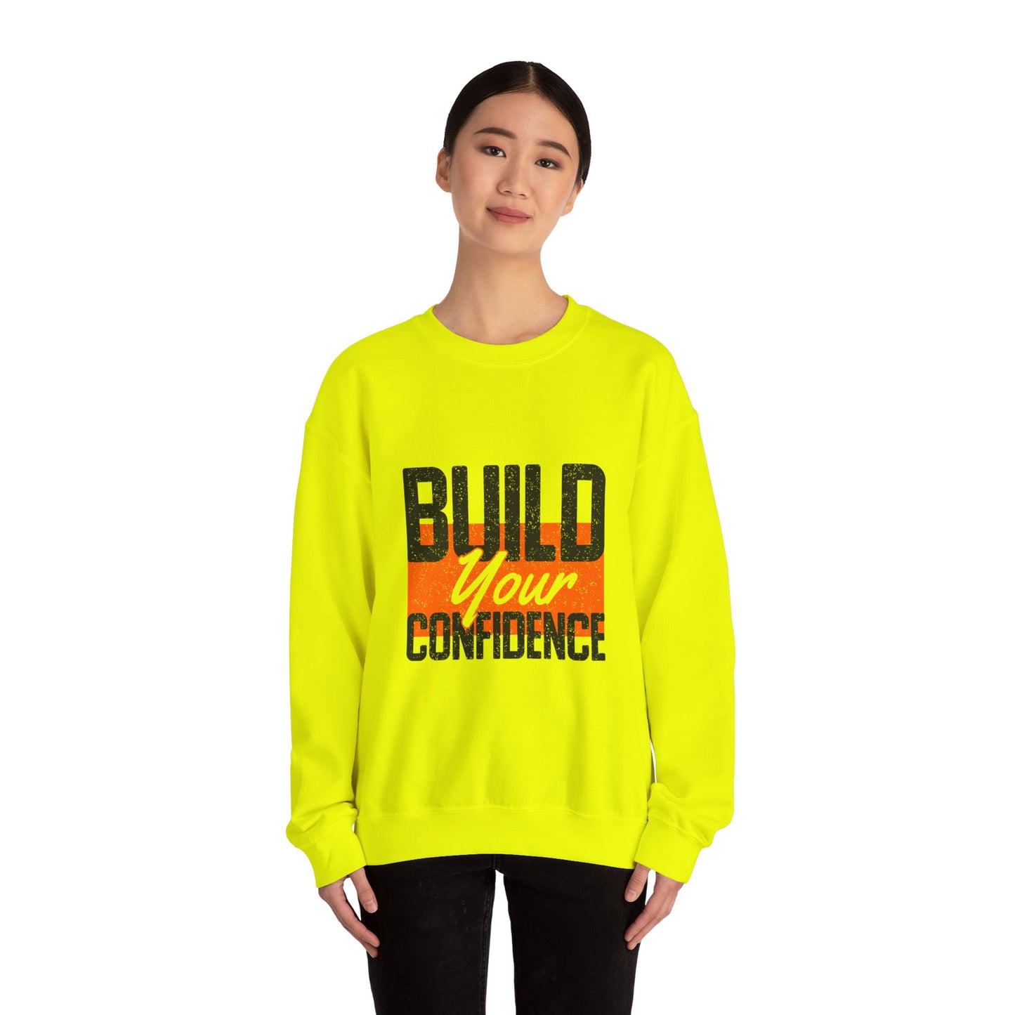 Build Your Confidence Unisex Heavy Blend™ Crewneck Sweatshirt