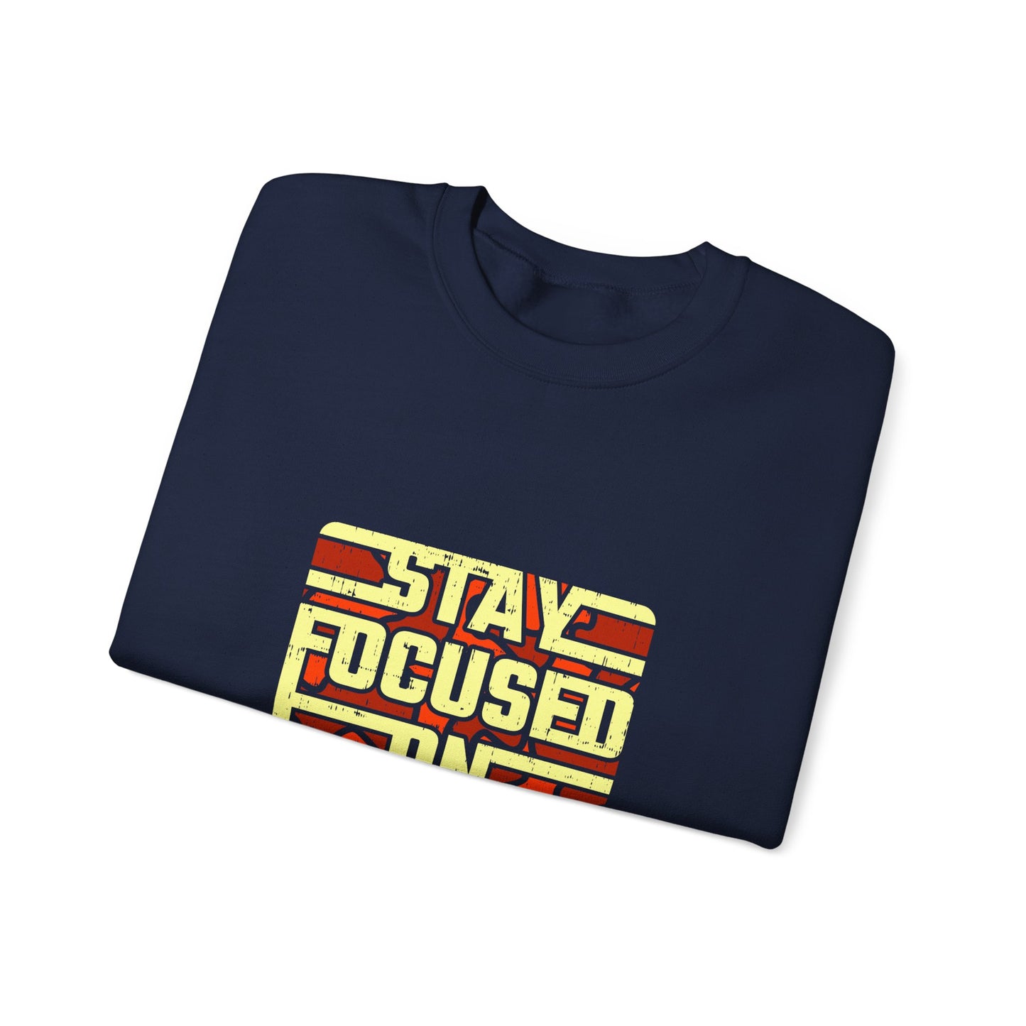Stay Focused On Growth Unisex Heavy Blend™ Crewneck Sweatshirt