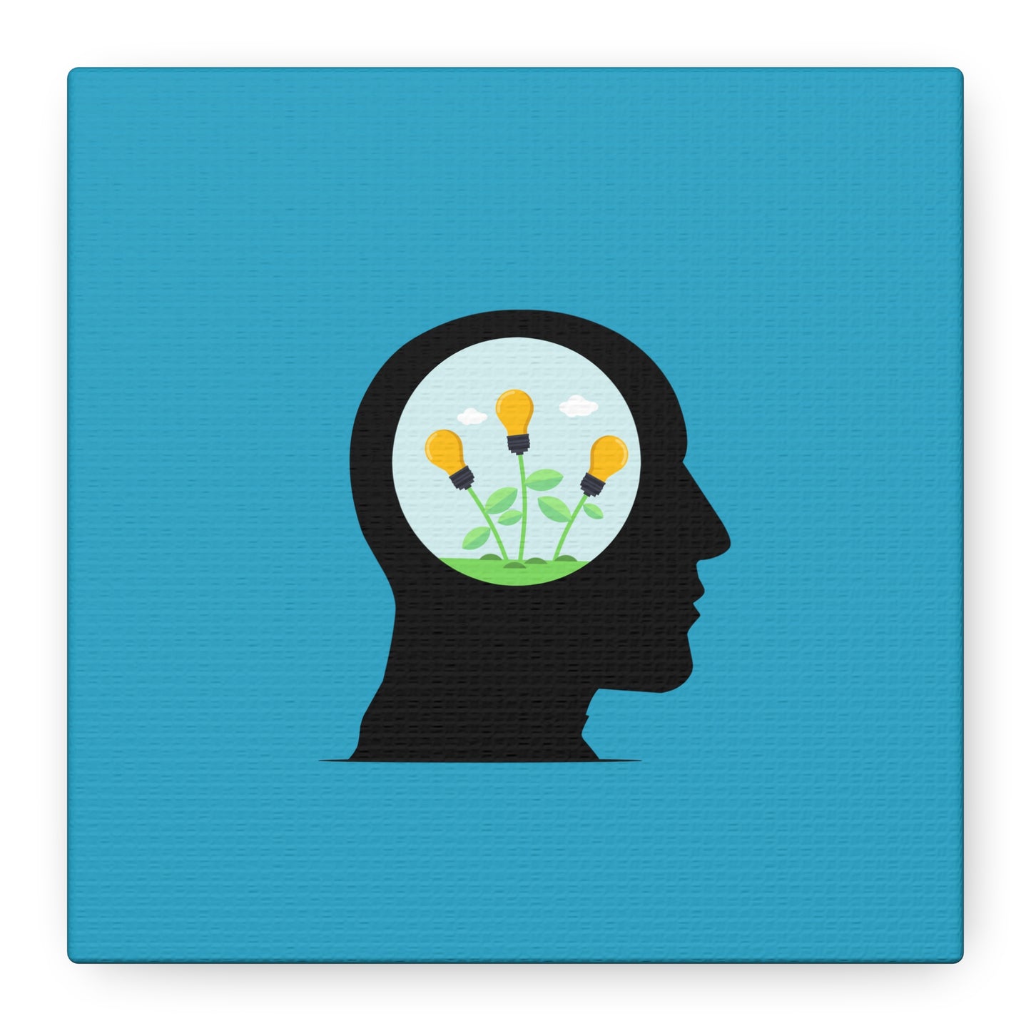 Mindset And Positive Thoughts Matte Canvas, Stretched, 1.25"