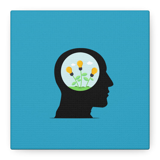 Mindset And Positive Thoughts Matte Canvas, Stretched, 1.25"