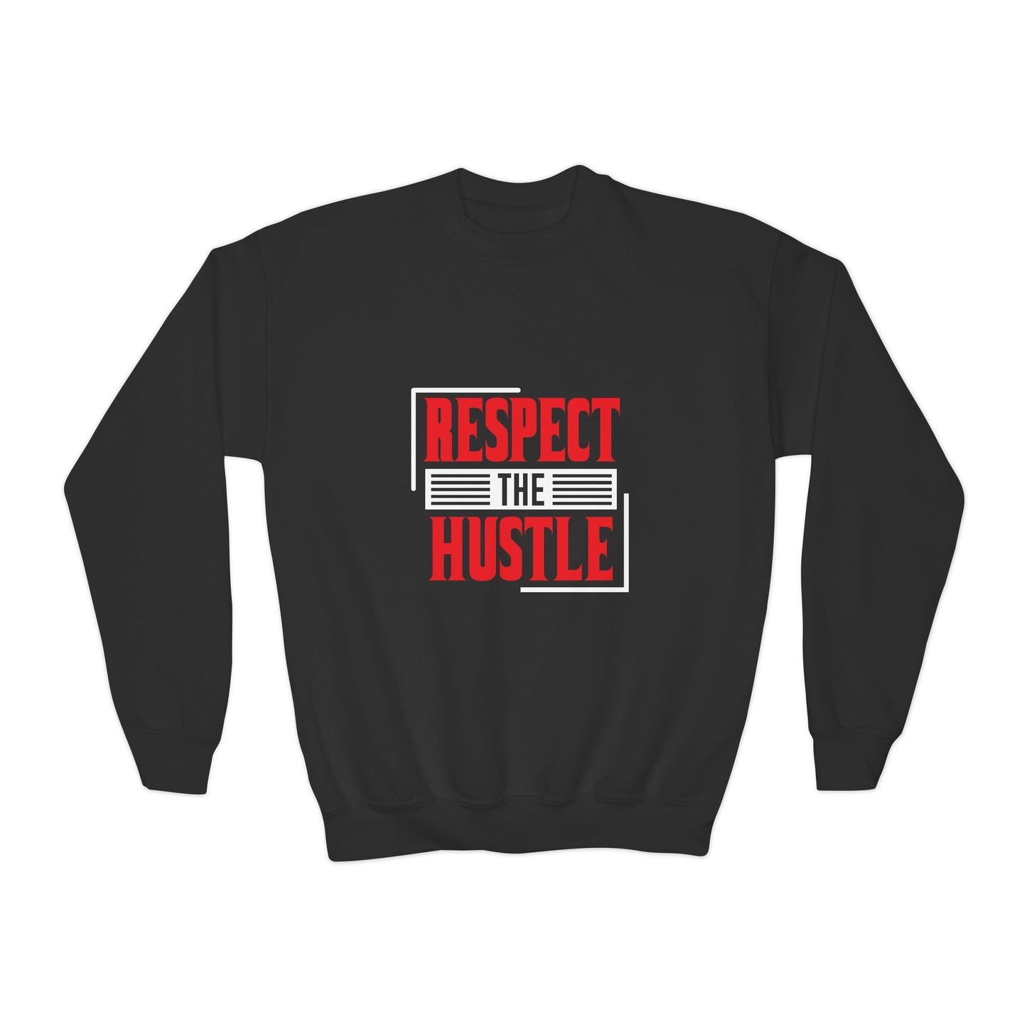 Respect The Hustle Youth Crewneck Sweatshirt