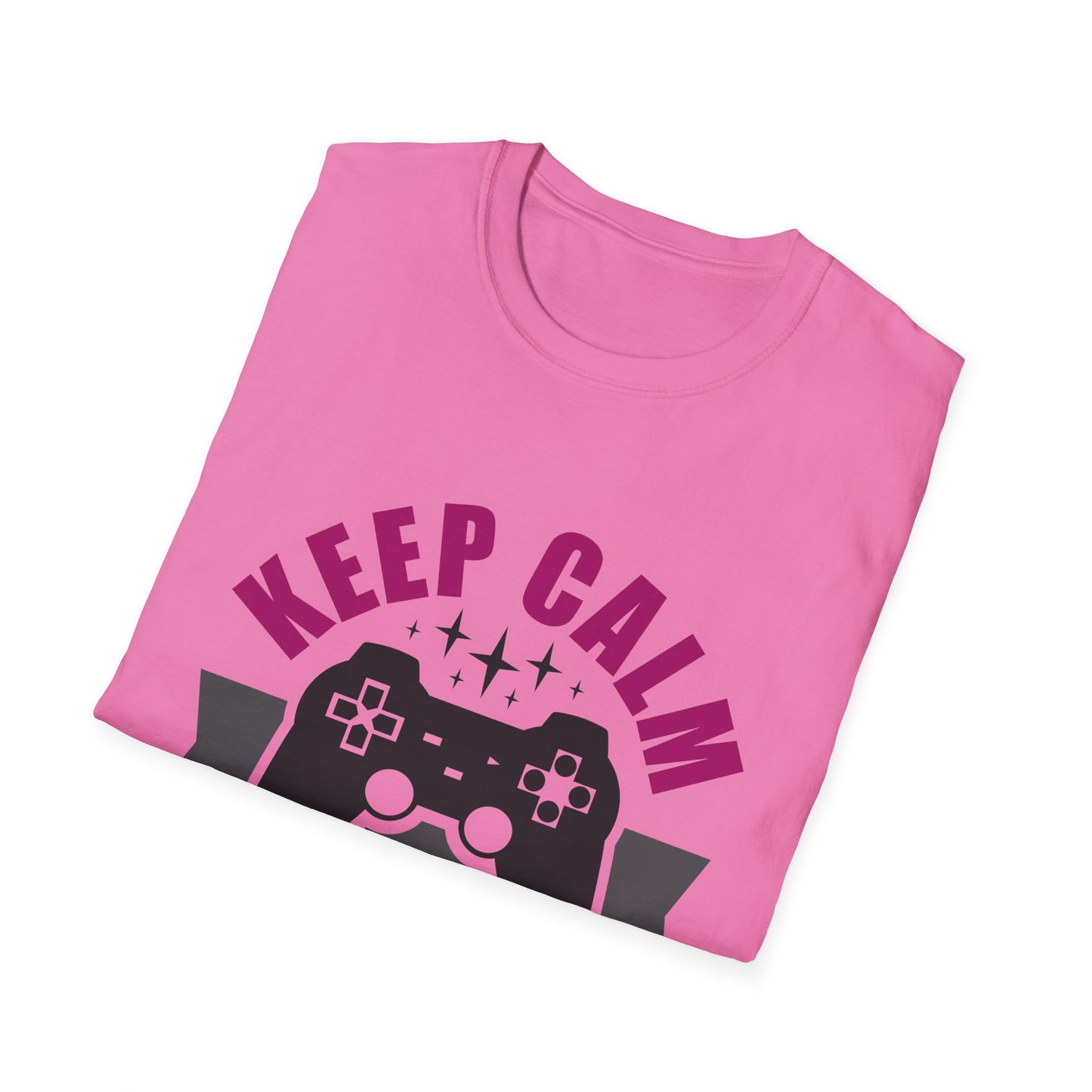 Keep Calm And Game On Unisex Softstyle T-Shirt
