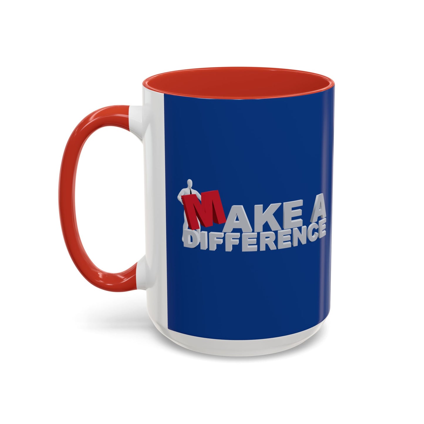 Make A Difference Accent Coffee Mug (11, 15oz)