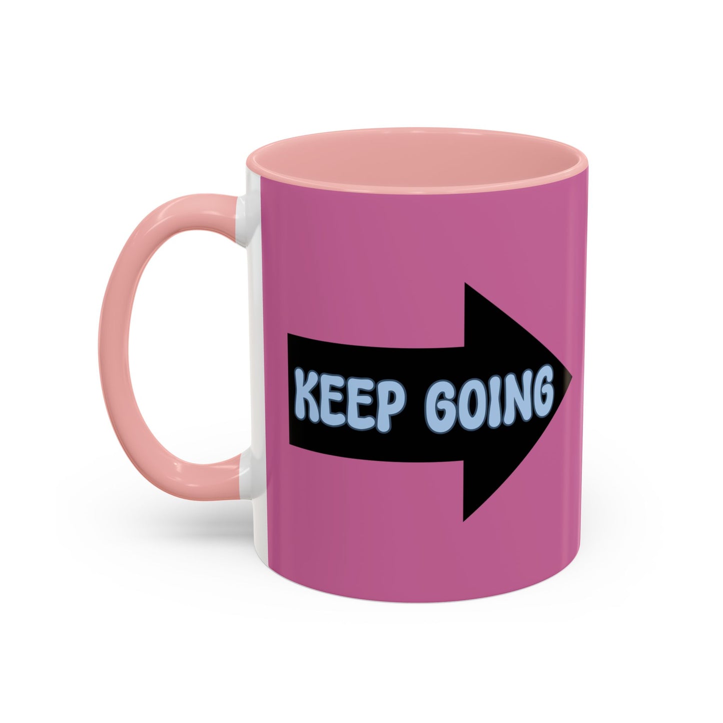 Keep Going  Accent Coffee Mug (11, 15oz)