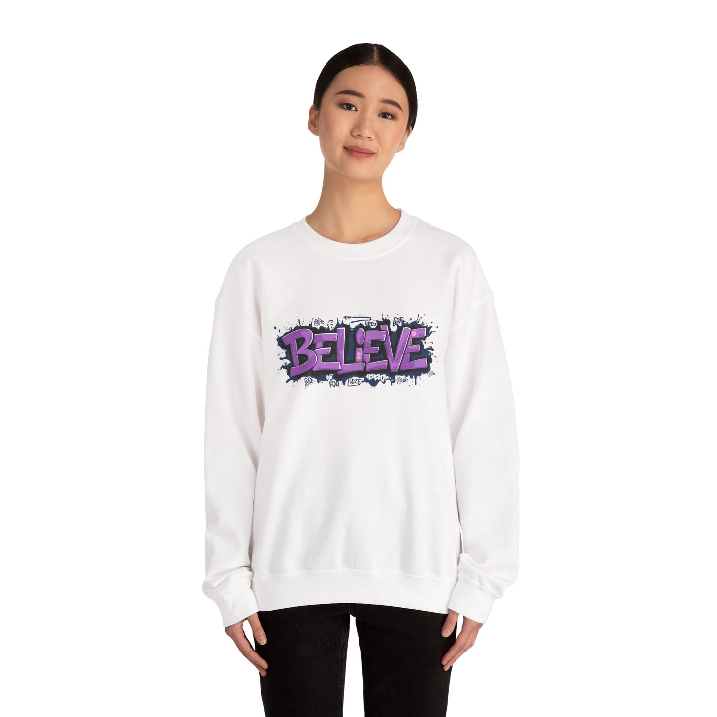 Believe Unisex Heavy Blend™ Crewneck Sweatshirt