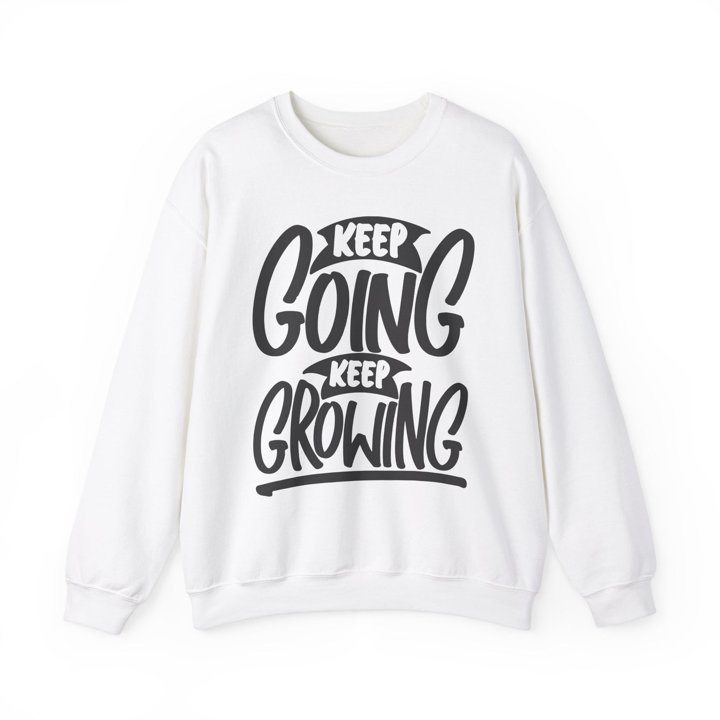 Keep Going Keep Growing Unisex Heavy Blend™ Crewneck Sweatshirt