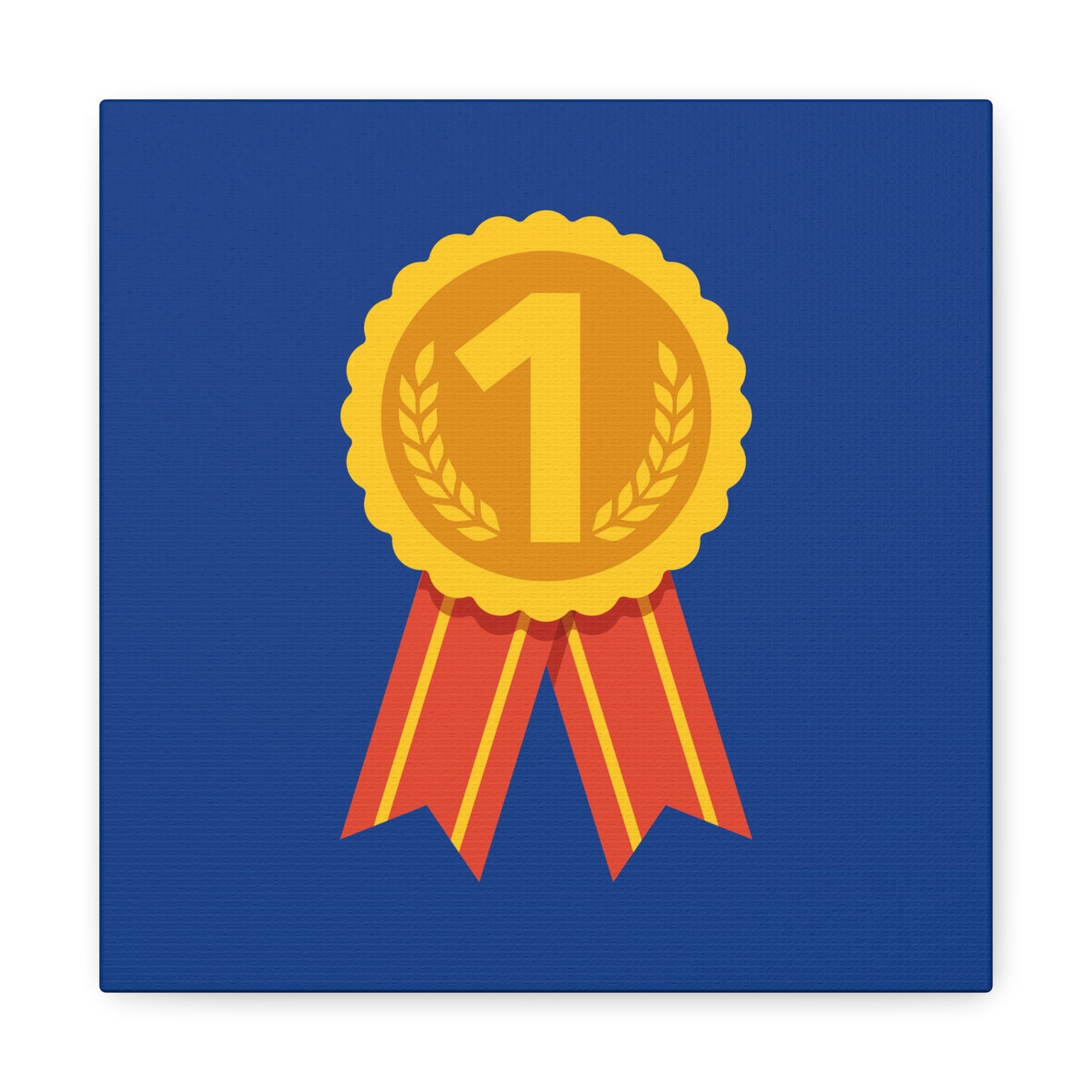 Gold Medal Symbol Matte Canvas, Stretched, 1.25"