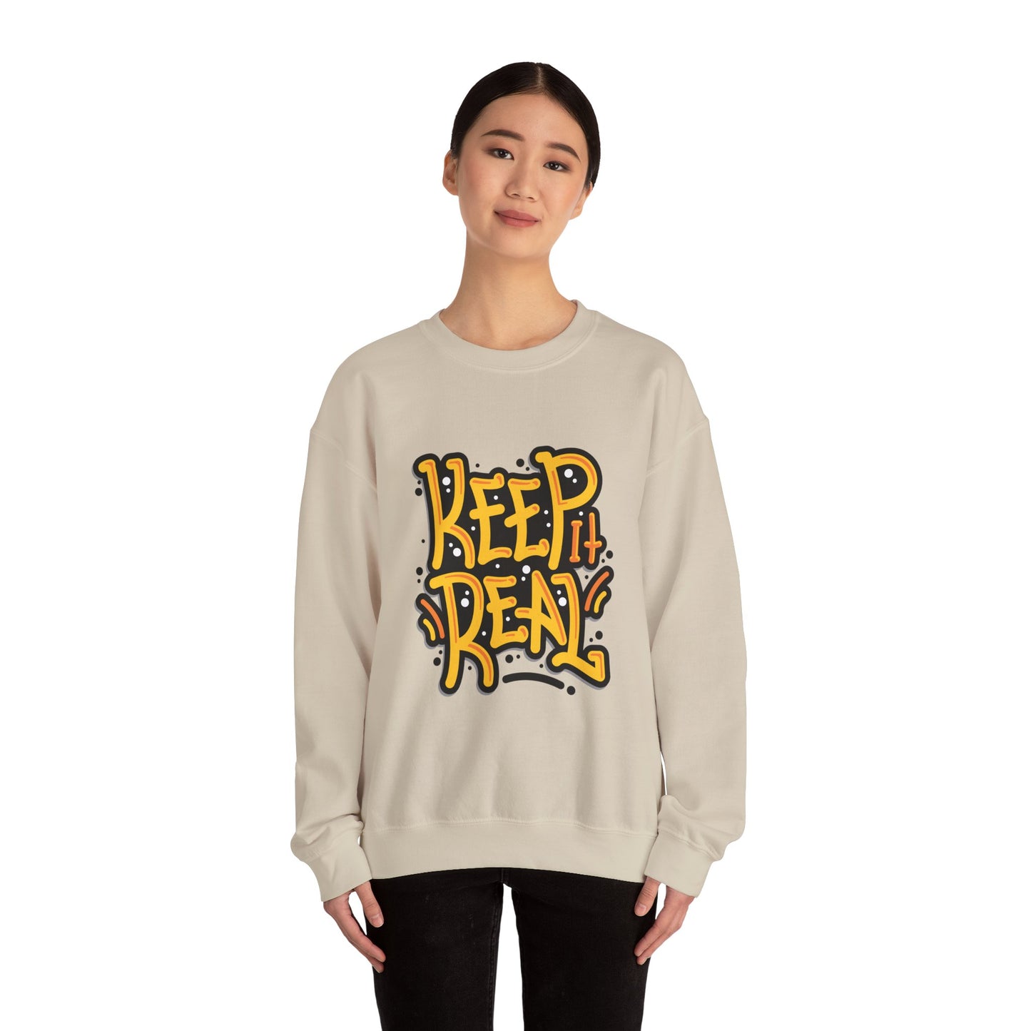 Keep It Real Unisex Heavy Blend™ Crewneck Sweatshirt