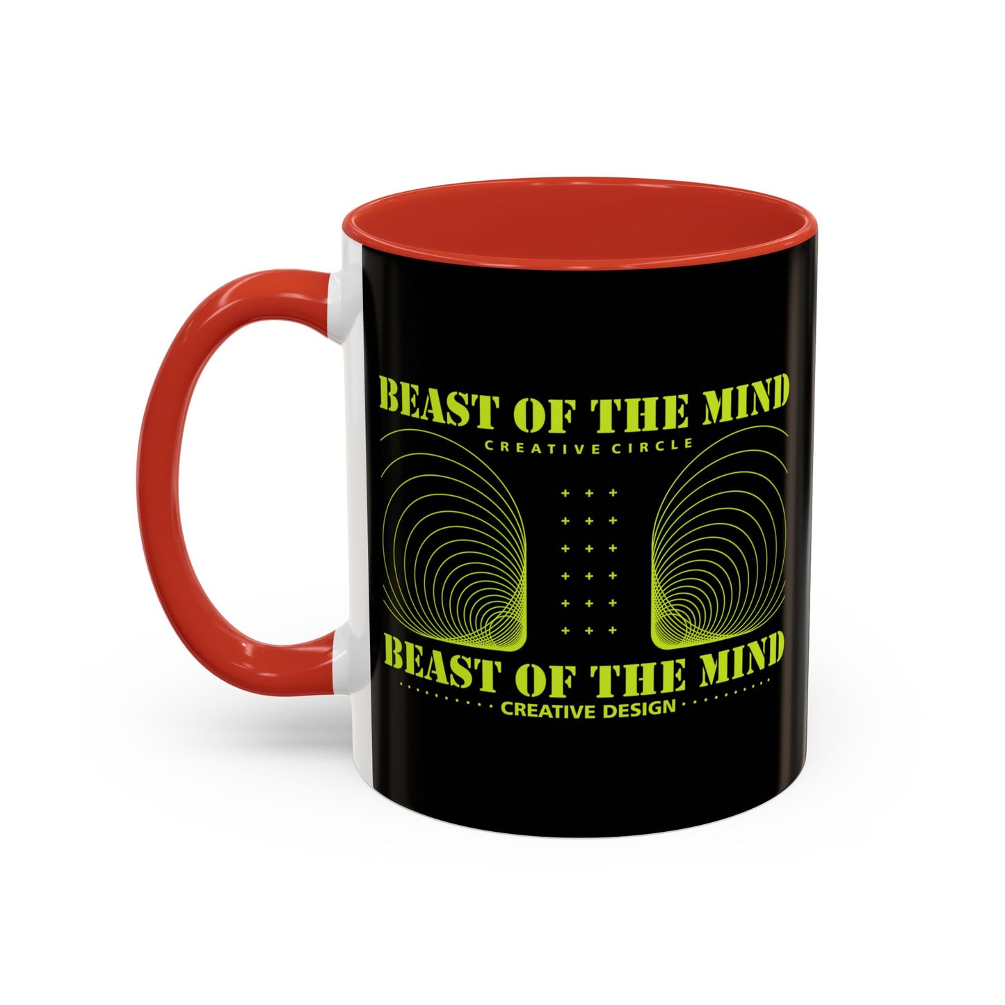 Beast Of The Mind Creative Circle Accent Coffee Mug (11, 15oz)