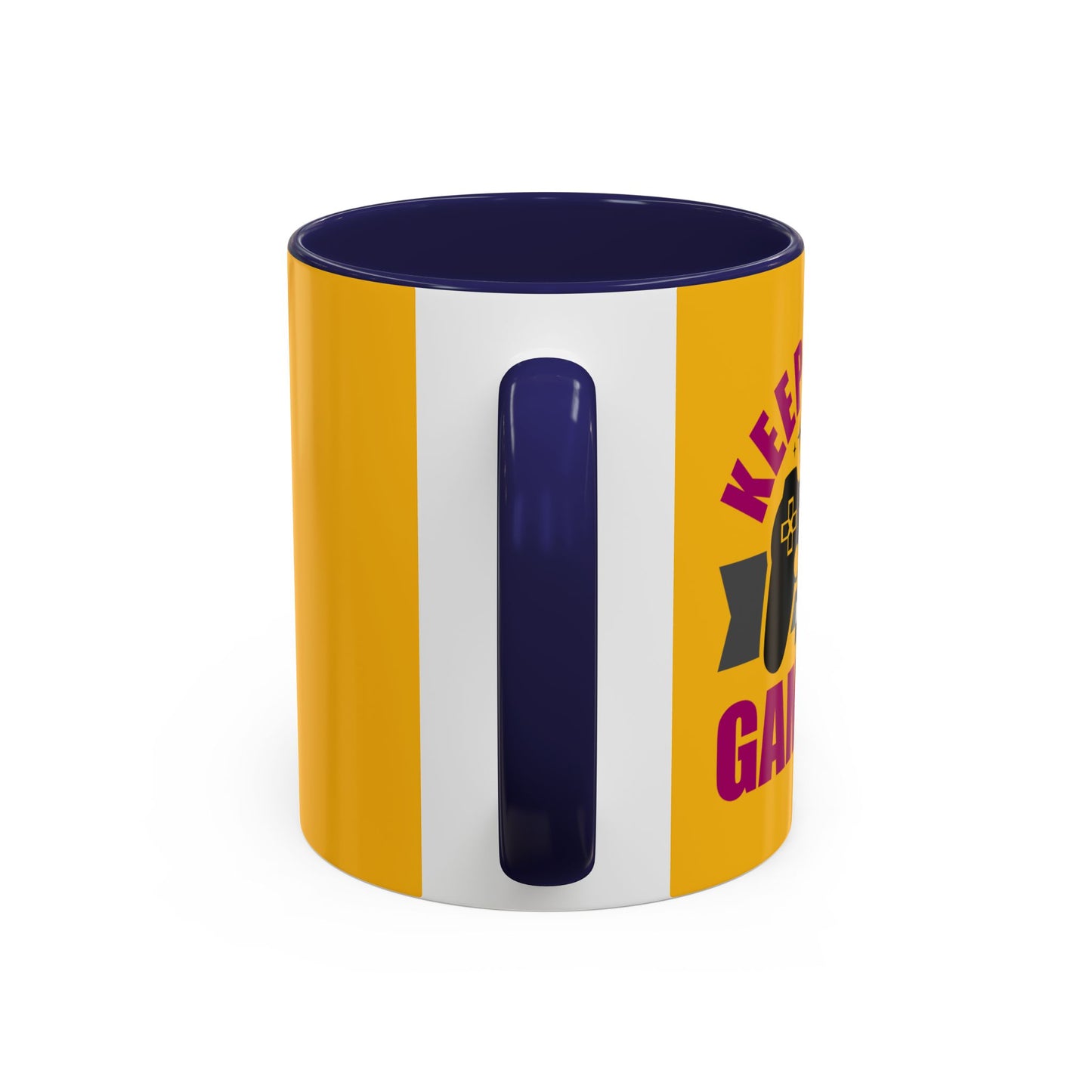 Keep Calm And Game On Accent Coffee Mug (11, 15oz)