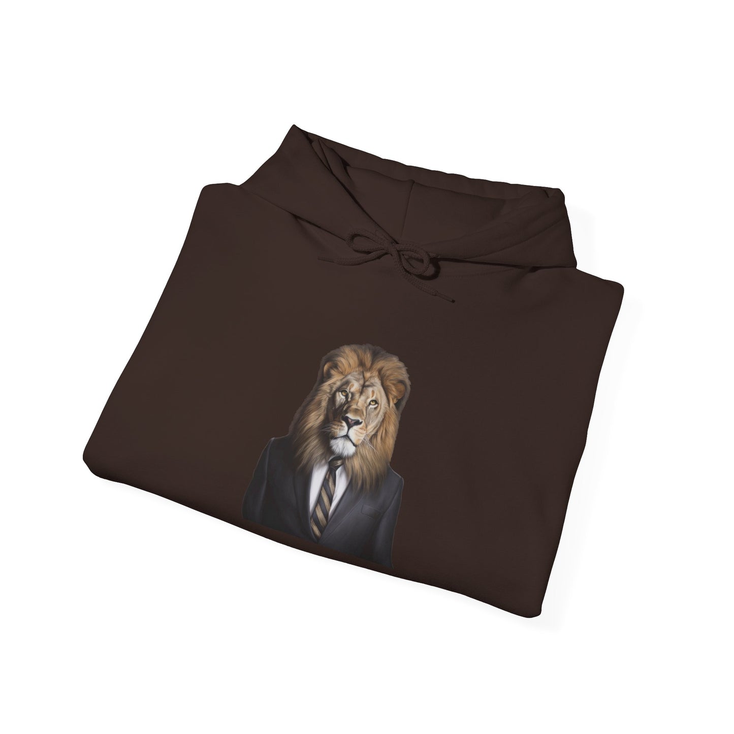 Lion Business Person Unisex Heavy Blend™ Hooded Sweatshirt