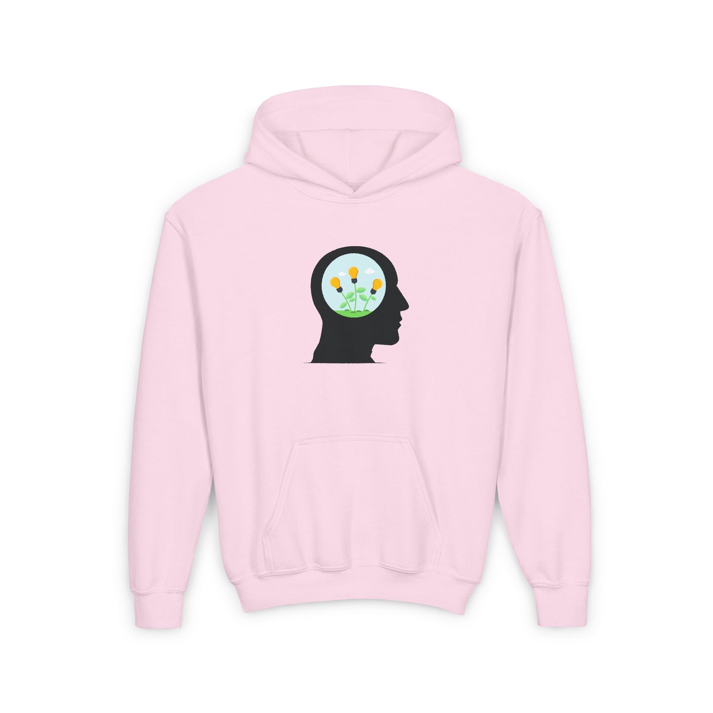 Mindset And Positive Thoughts Youth Heavy Blend Hooded Sweatshirt