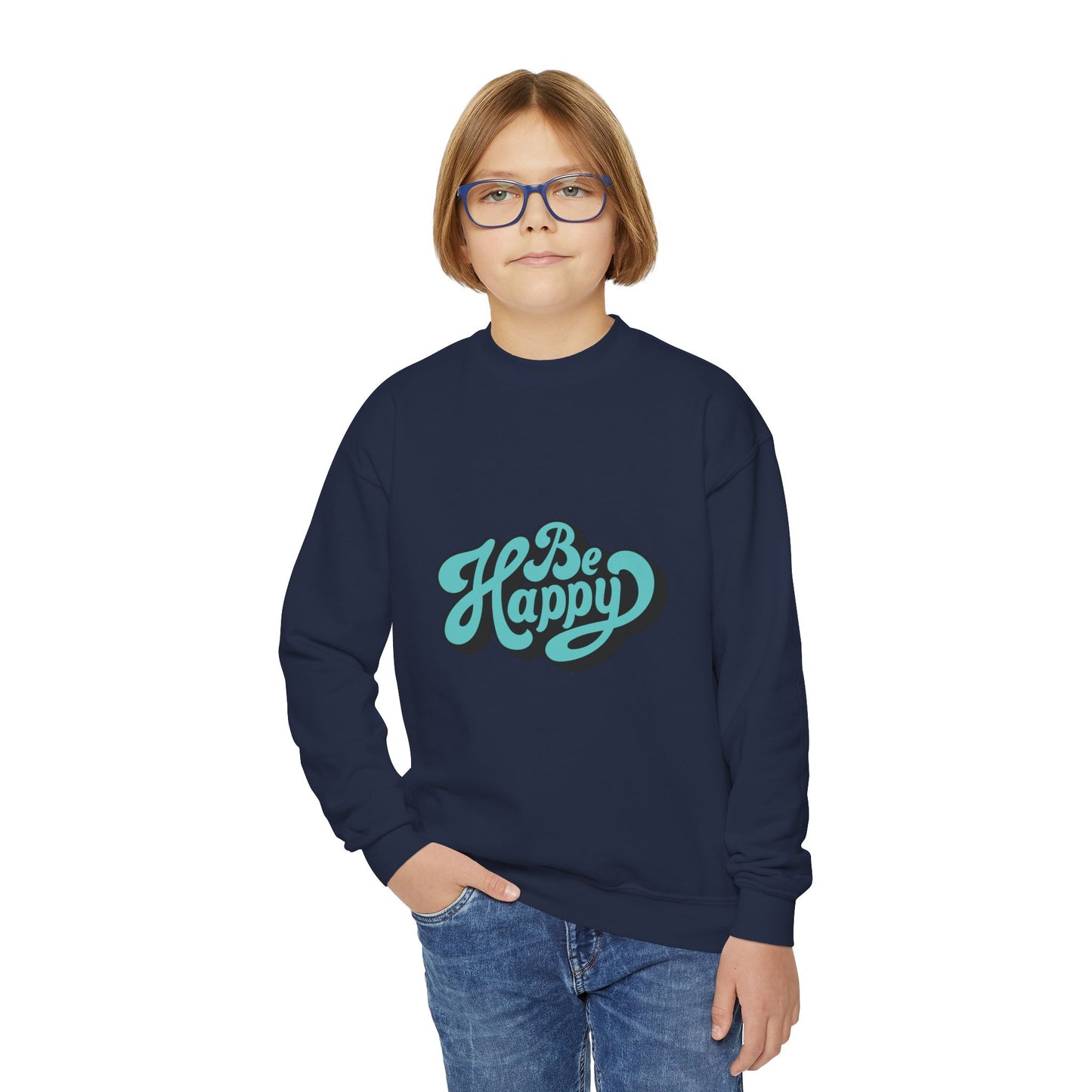 Be Happy Youth Crewneck Sweatshirt