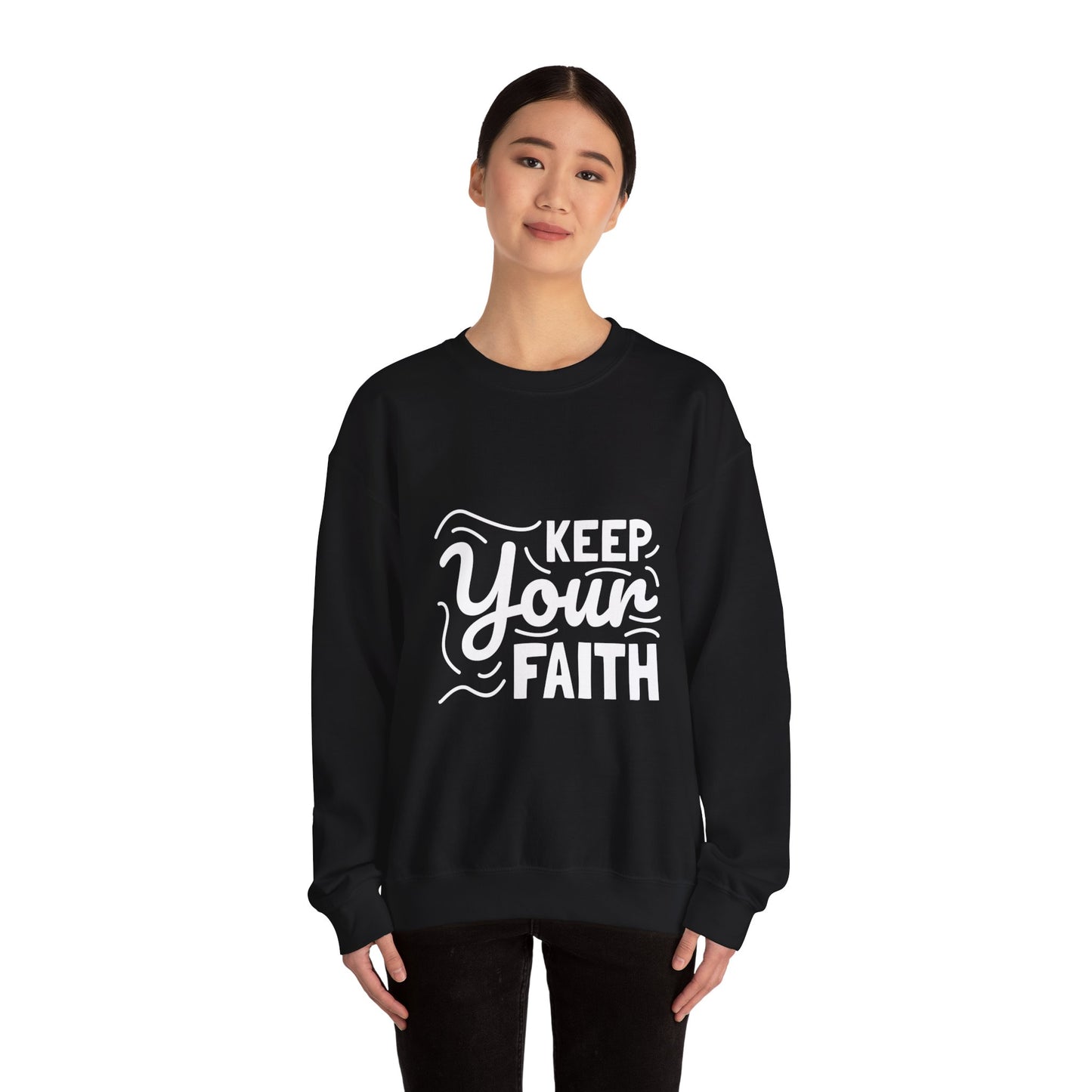 Keep Your Faith Unisex Heavy Blend™ Crewneck Sweatshirt