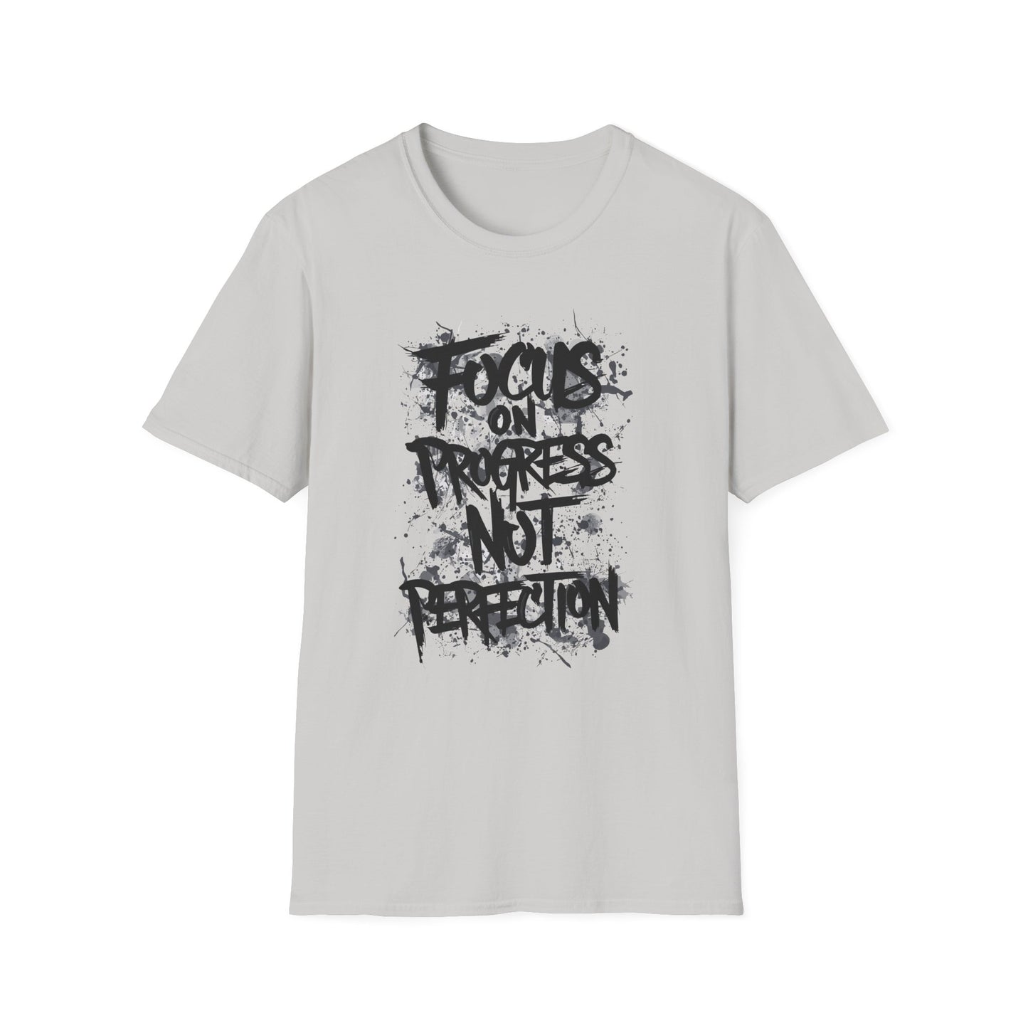 Focus On Progress Not Perfection Unisex Softstyle T-Shirt