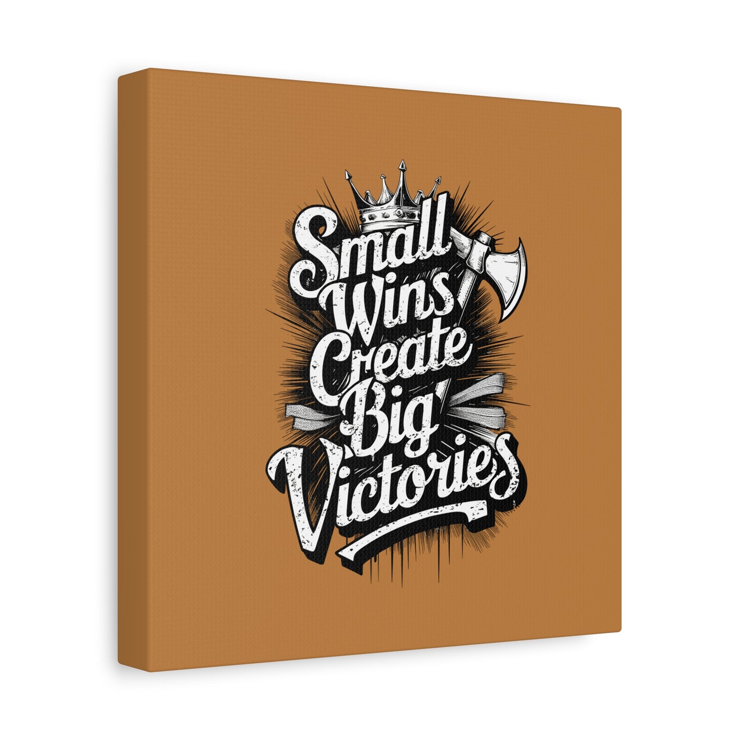 Small Wings Create Big Victories Matte Canvas, Stretched, 1.25"