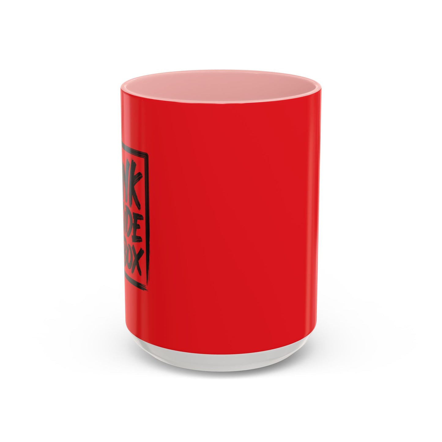 Think Outside The Box Accent Coffee Mug (11, 15oz)