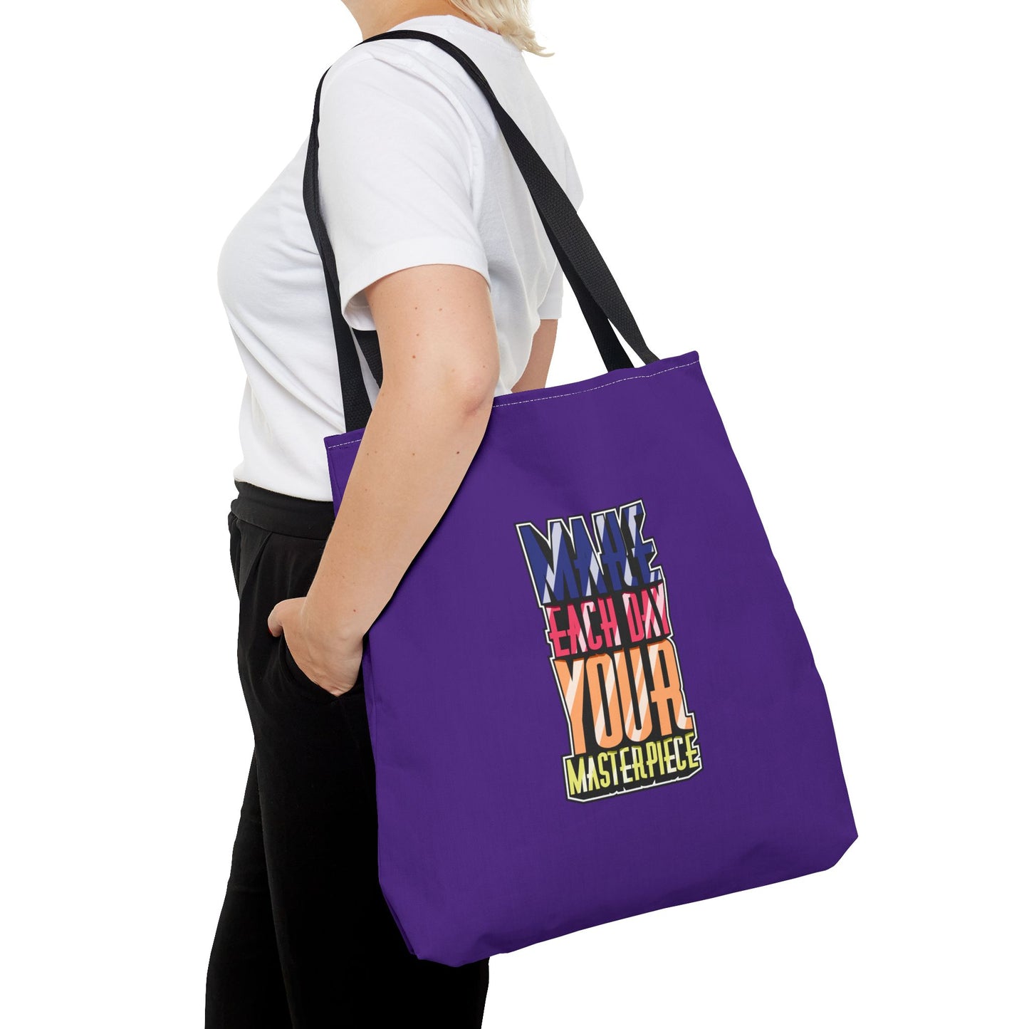 Make Each Day Your Masterpiece Tote Bag (AOP)