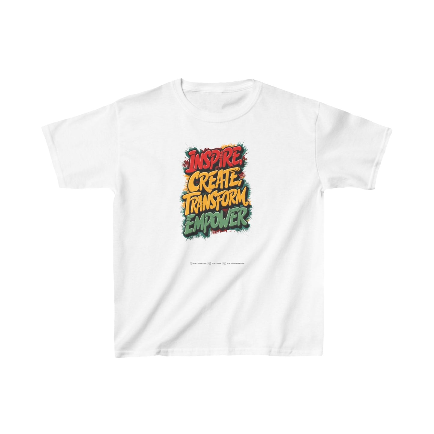 Inspire Create Transform Empower Kids Heavy Cotton™ Tee