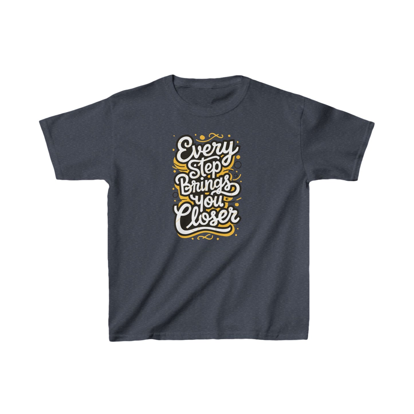Every Step Brings You Closer Kids Heavy Cotton™ Tee