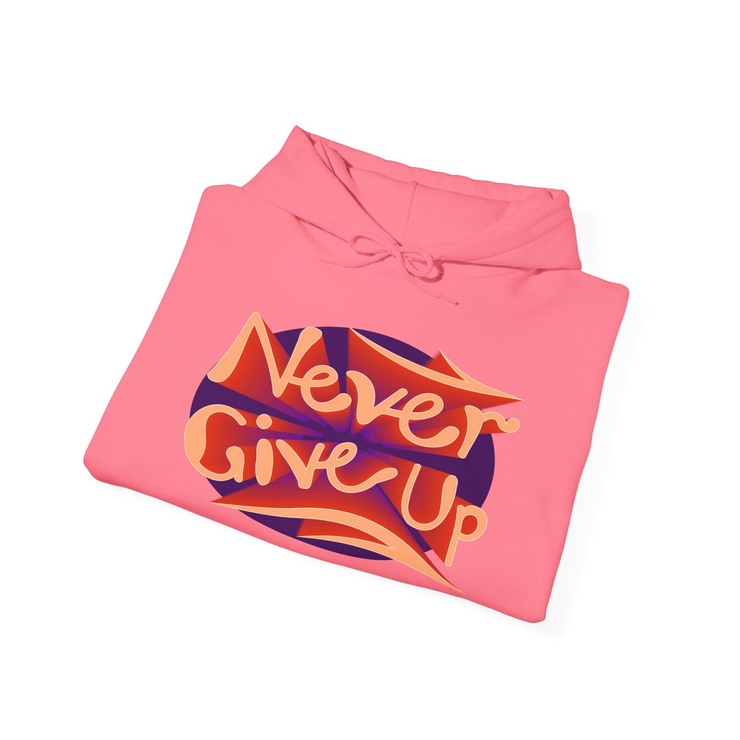 Never Give Up Unisex Heavy Blend™ Hooded Sweatshirt