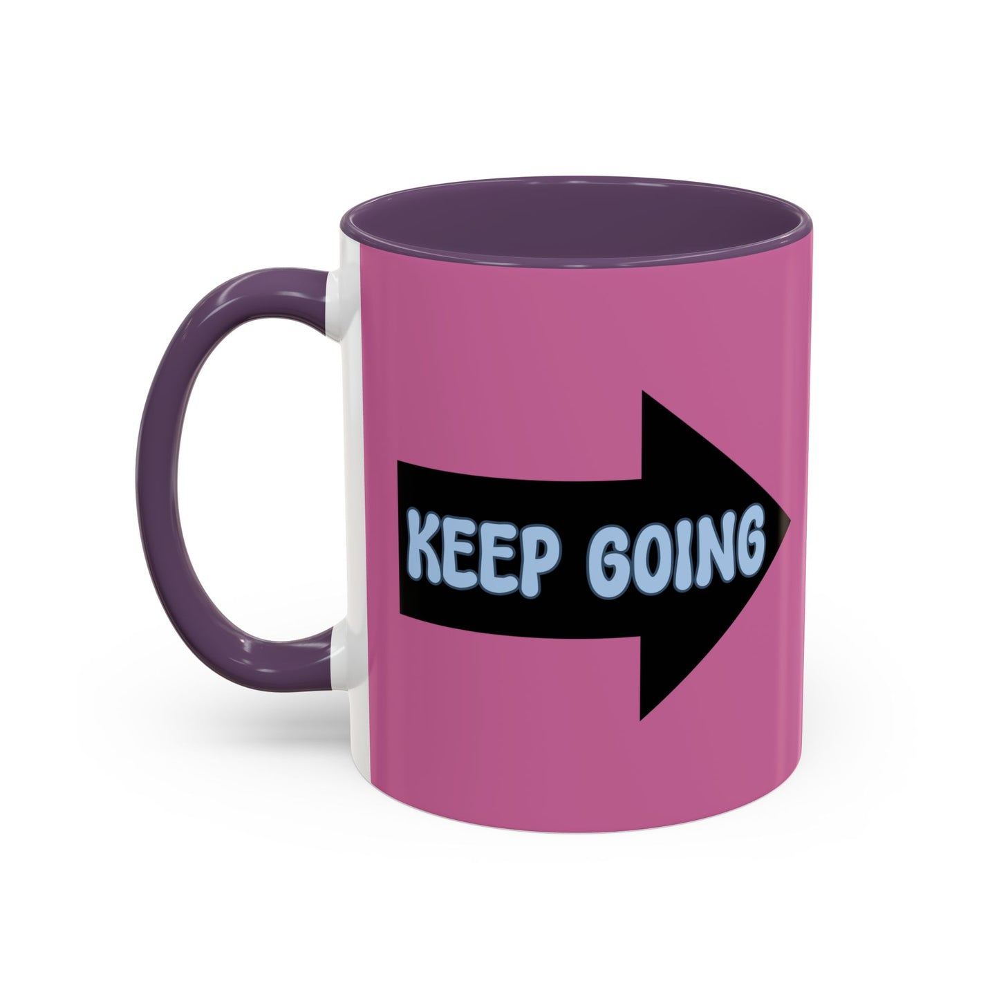 Keep Going  Accent Coffee Mug (11, 15oz)