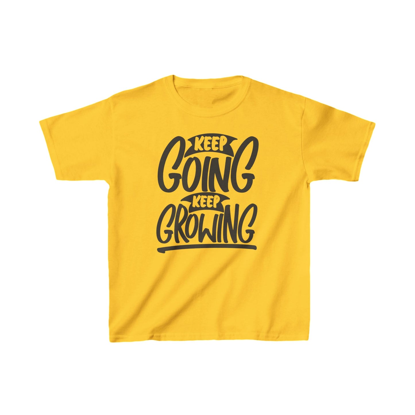 Keep Going Keep Growing Kids Heavy Cotton™ Tee