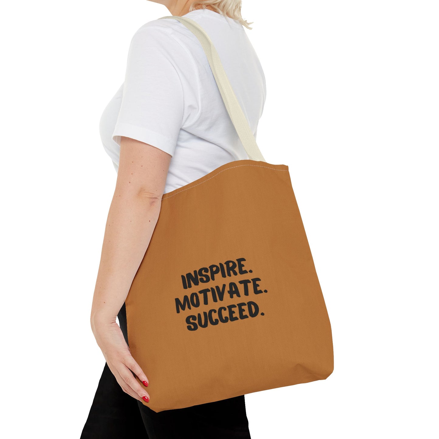Inspire Motivate Succeed Tote Bag (AOP)