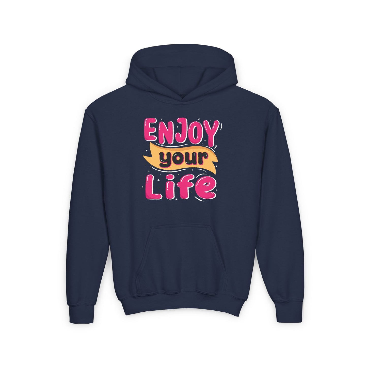 Enjoy Your Life Youth Heavy Blend Hooded Sweatshirt