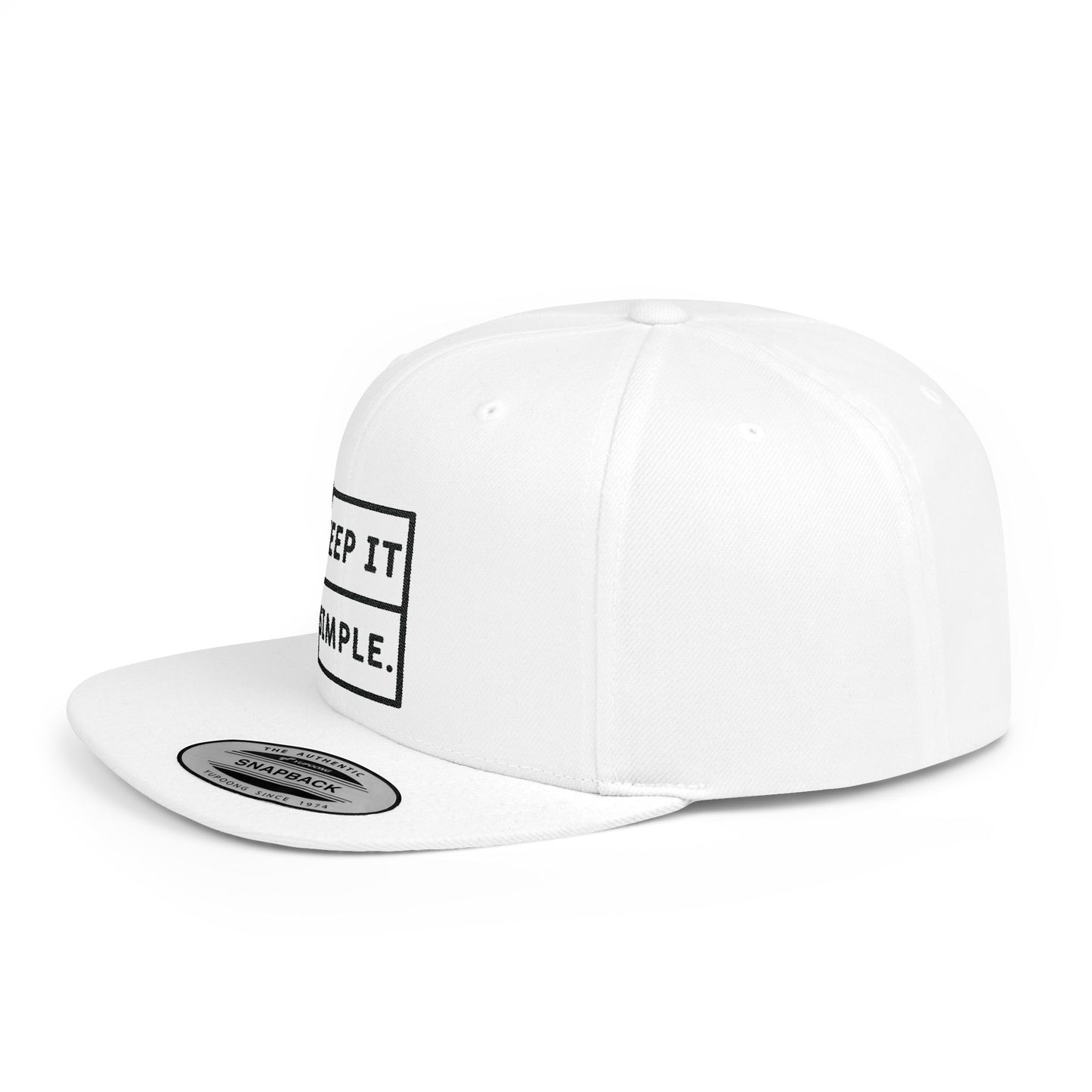 Keep It Simple Flat Bill Snapback