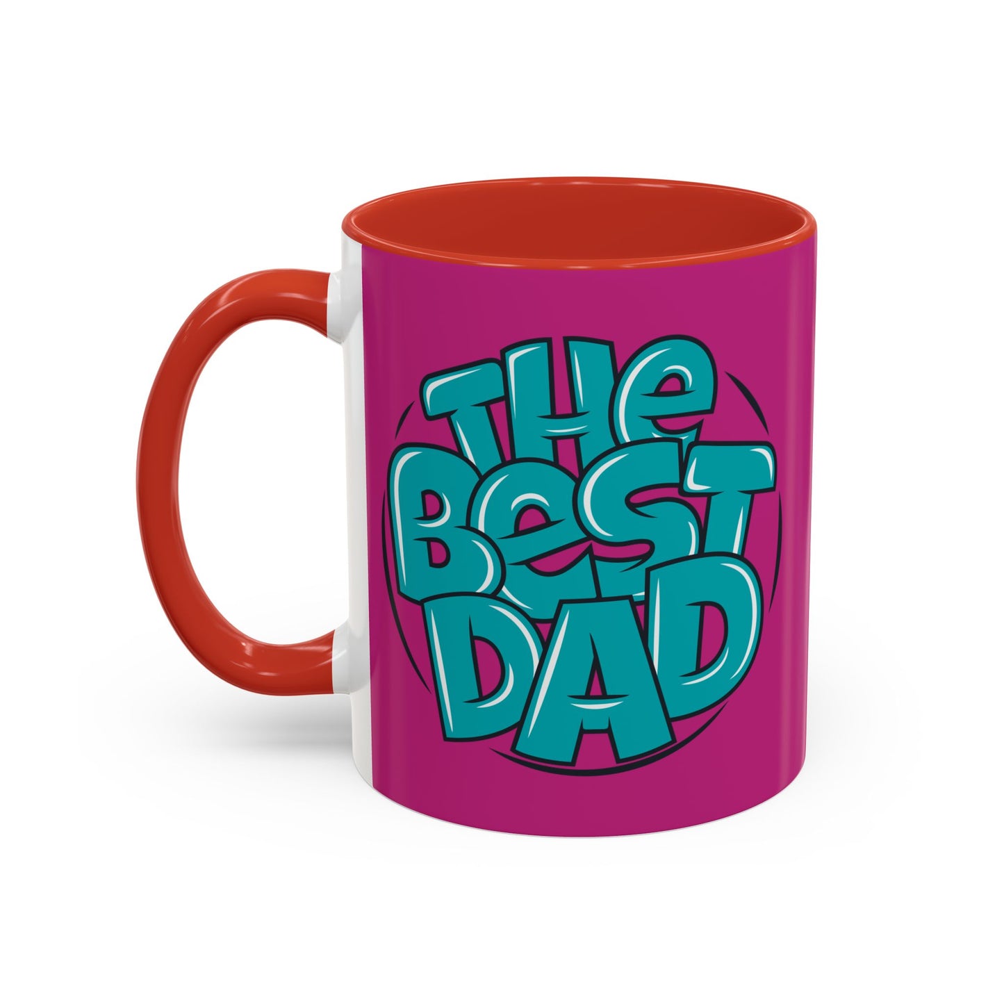 The Best Dad Accent Coffee Mug (11, 15oz)