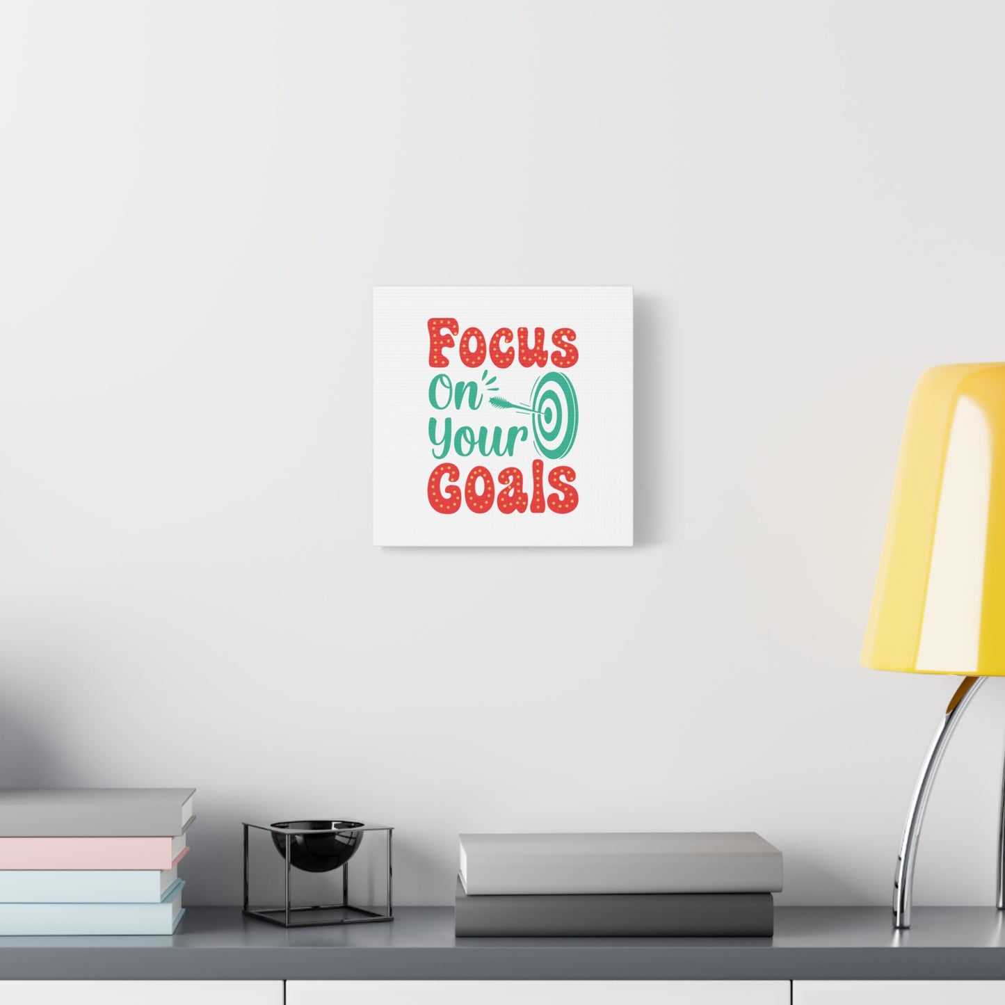 Focus On Your Goals Matte Canvas, Stretched, 1.25"