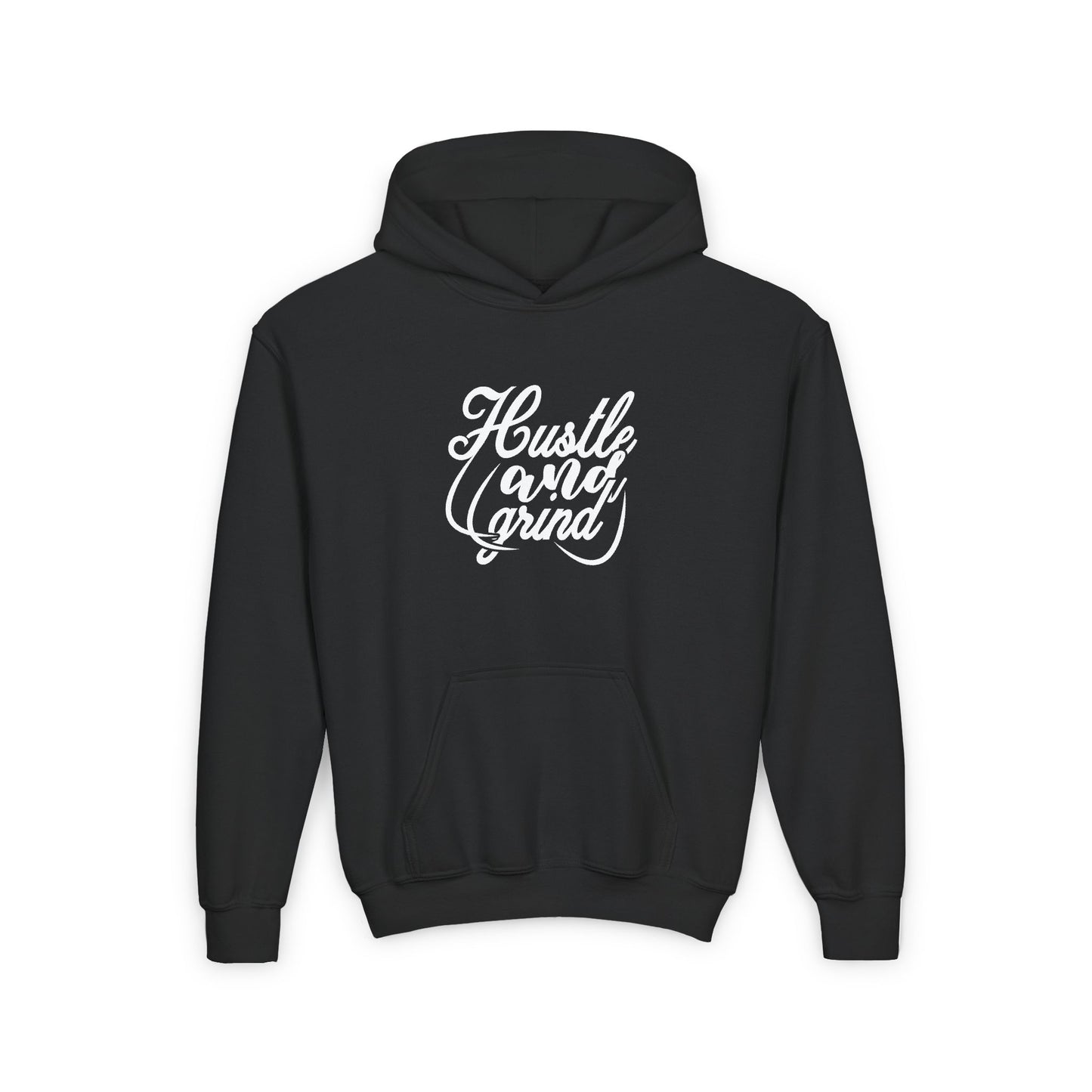 Hustle And Grind Youth Heavy Blend Hooded Sweatshirt