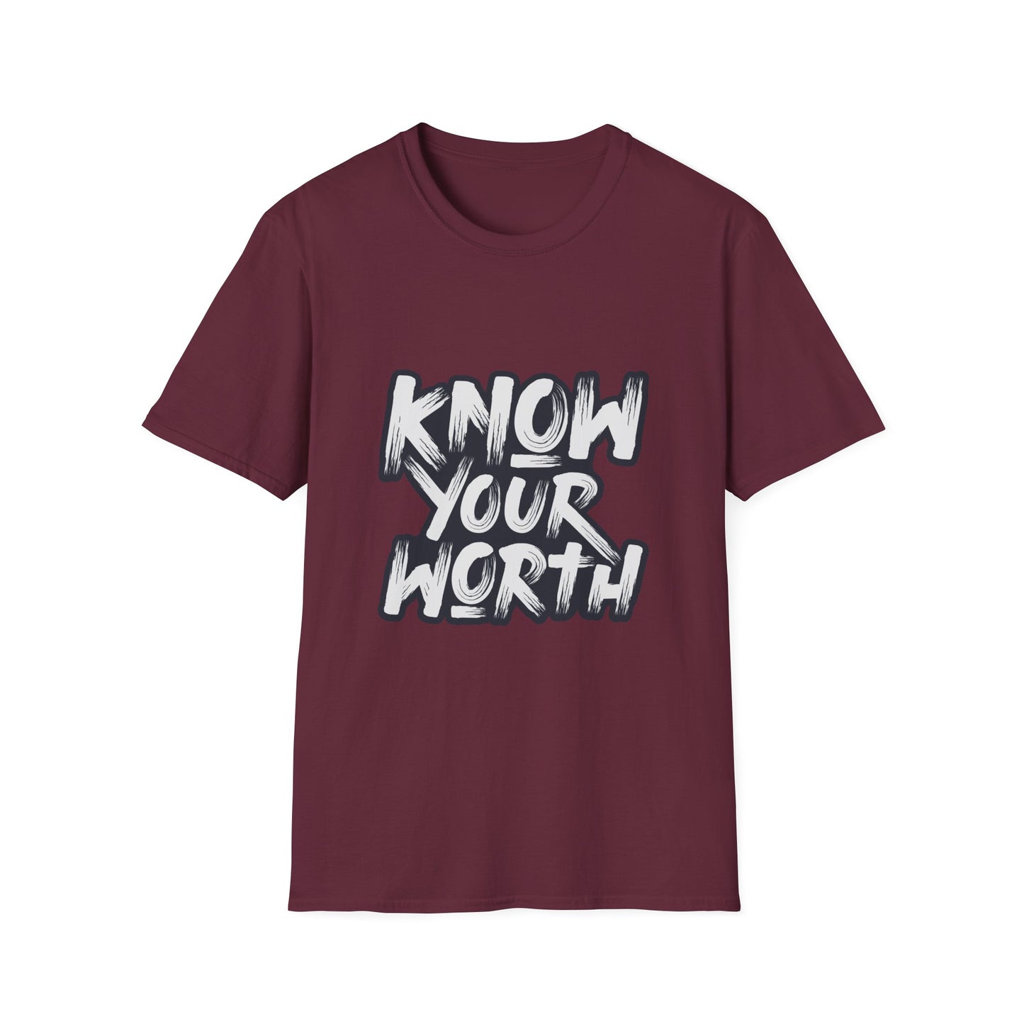 Know Your Worth Unisex Softstyle T-Shirt