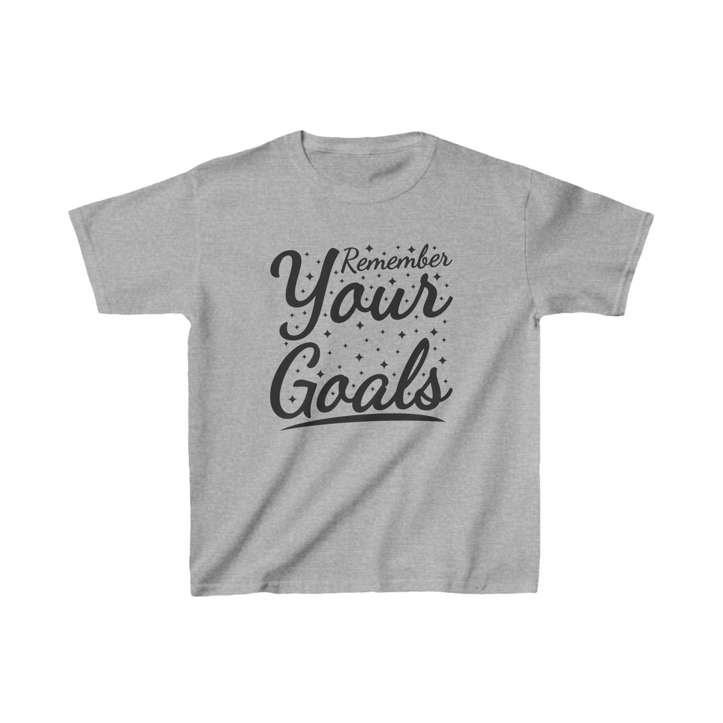 Remember Your Goals Kids Heavy Cotton™ Tee