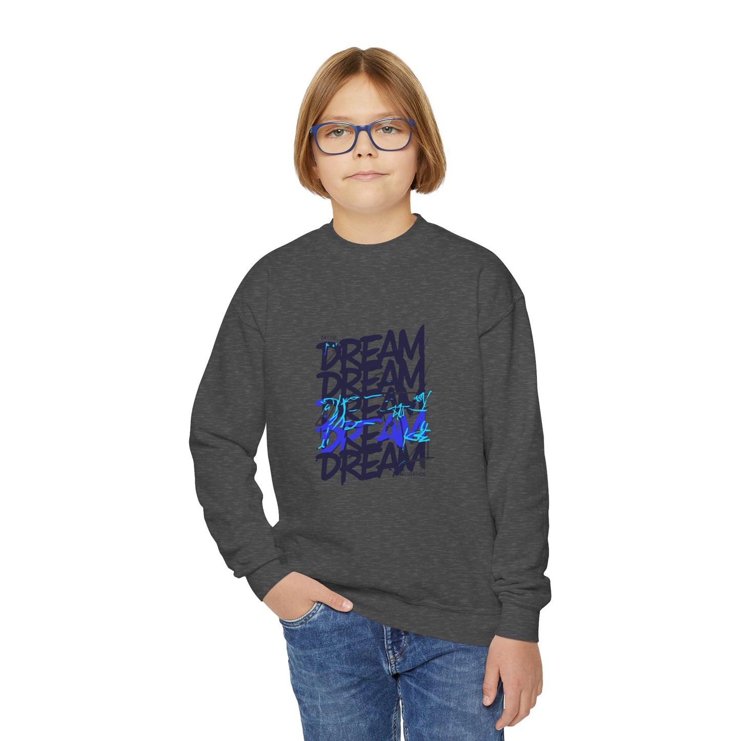 Dream Motivation Youth Crewneck Sweatshirt