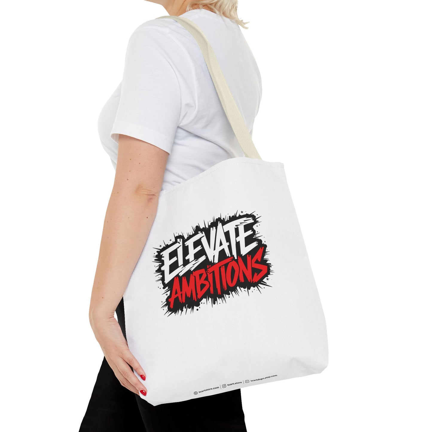 Elevate Ambitions Tote Bag (AOP)