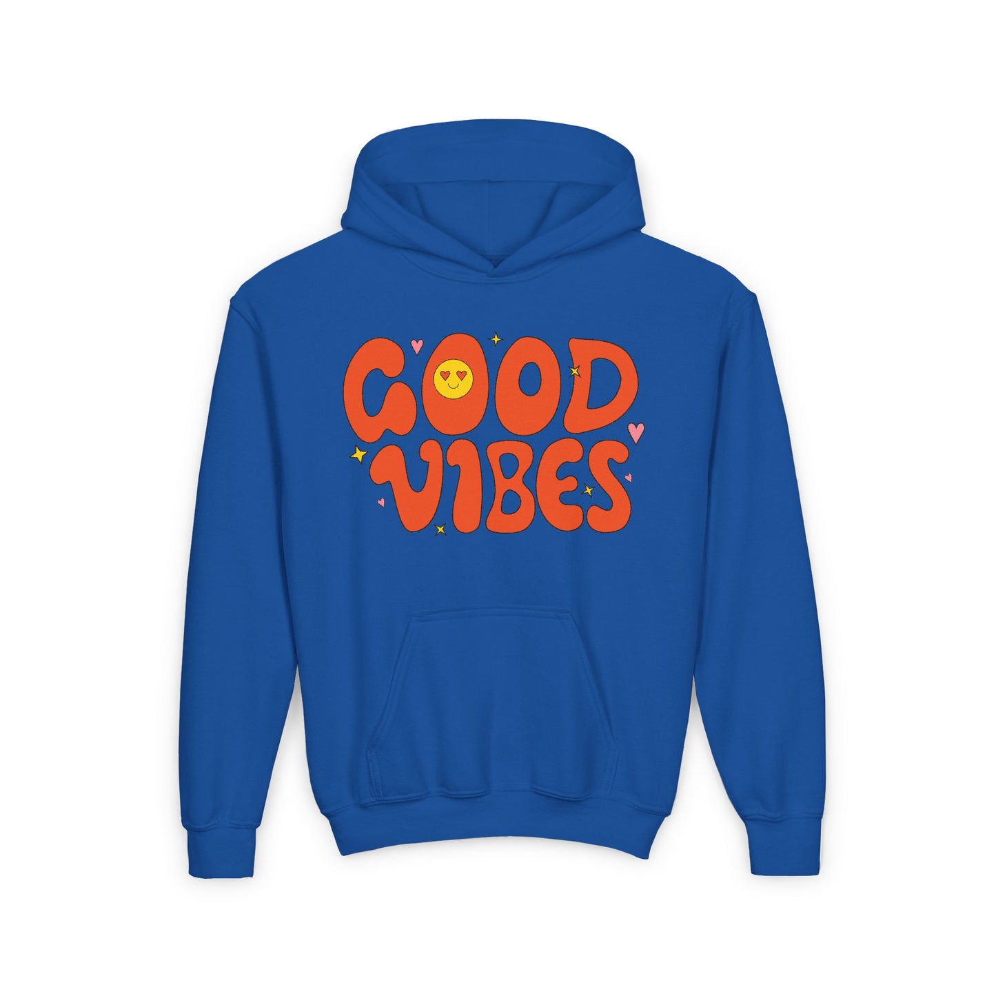 Good Vibes Youth Heavy Blend Hooded Sweatshirt