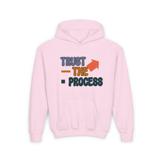 Trust The ProcessTrust The Process Youth Heavy Blend Hooded Sweatshirt