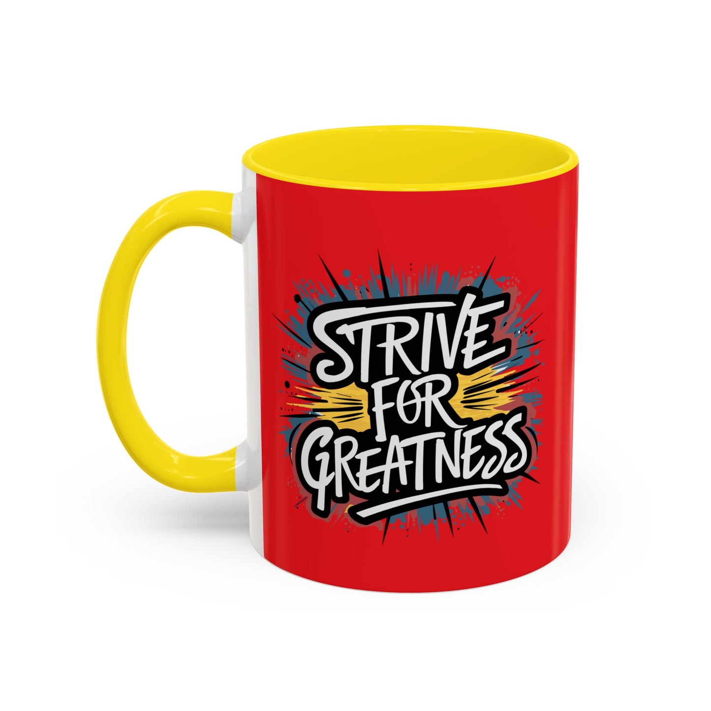 Strive For Greatness Accent Coffee Mug (11, 15oz)