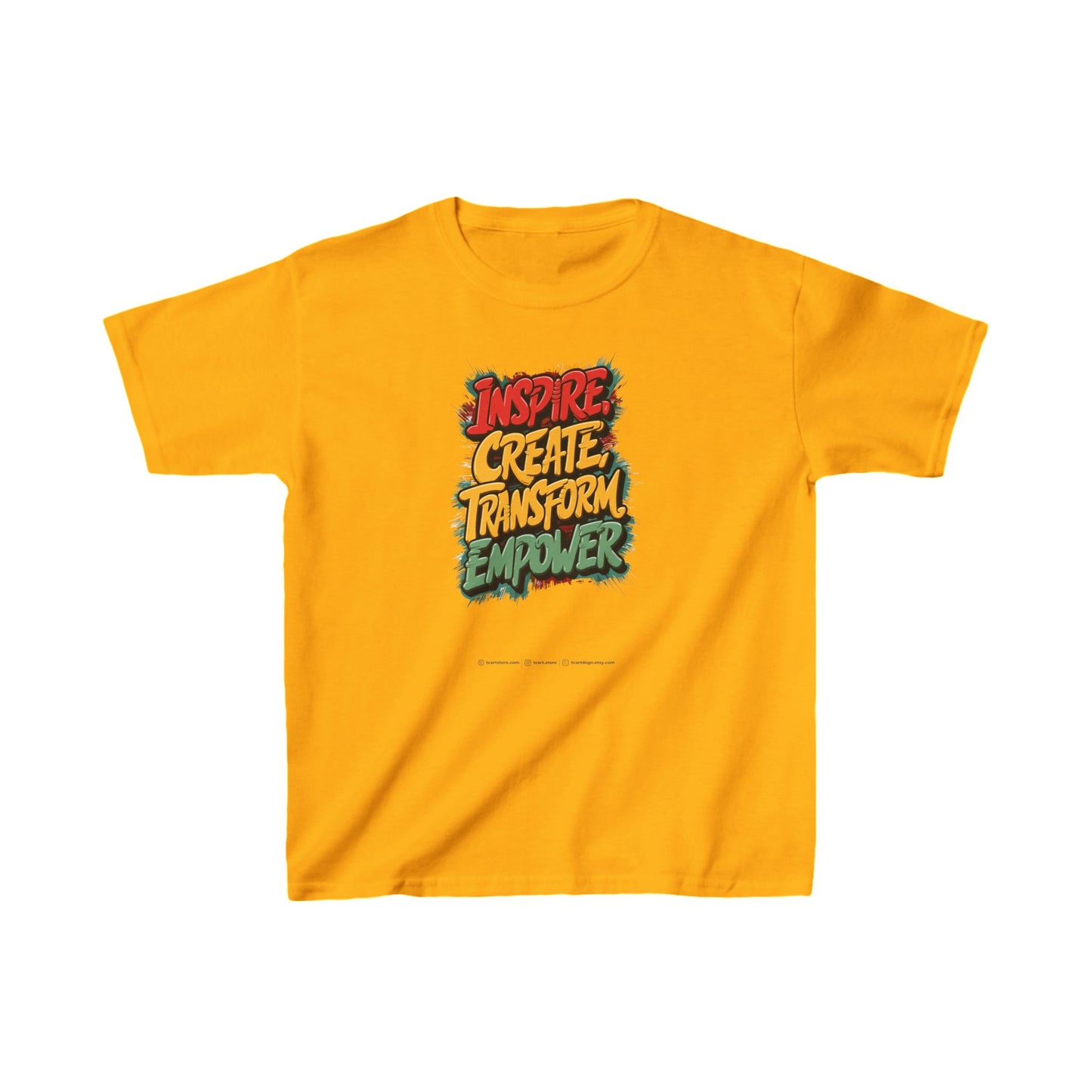 Inspire Create Transform Empower Kids Heavy Cotton™ Tee