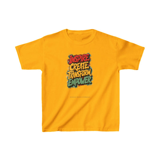 Inspire Create Transform Empower Kids Heavy Cotton™ Tee