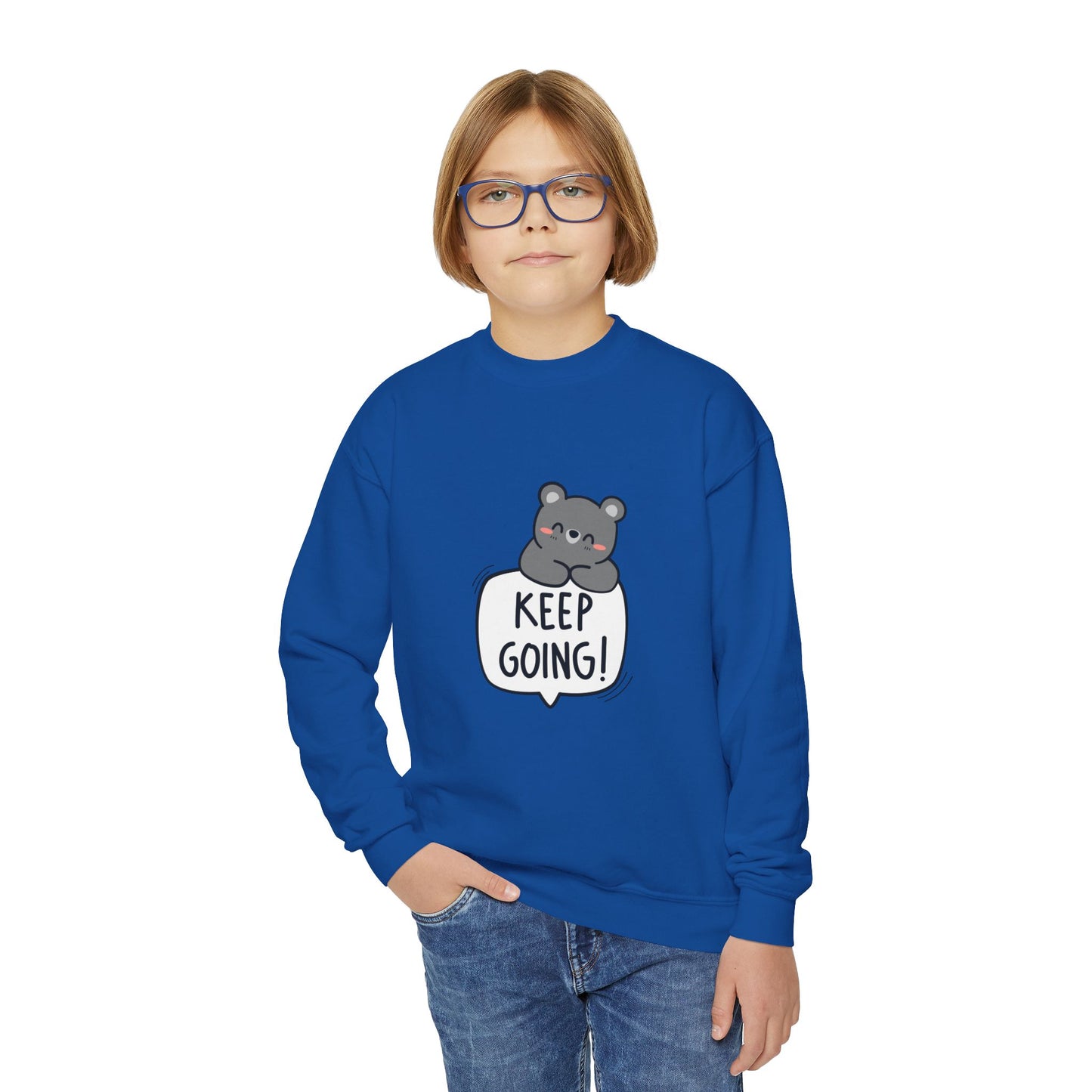 Keep Going Youth Crewneck Sweatshirt