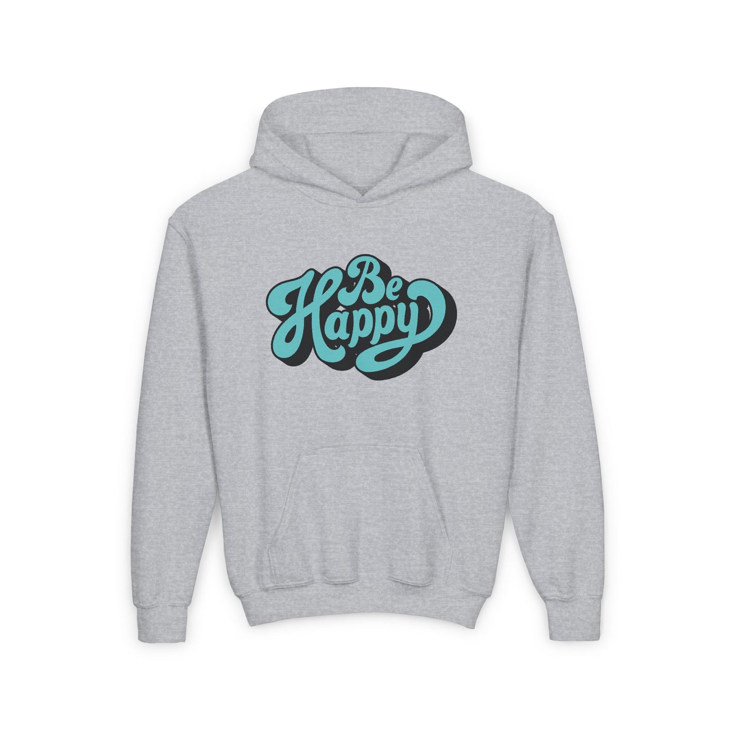 Be Happy Youth Heavy Blend Hooded Sweatshirt