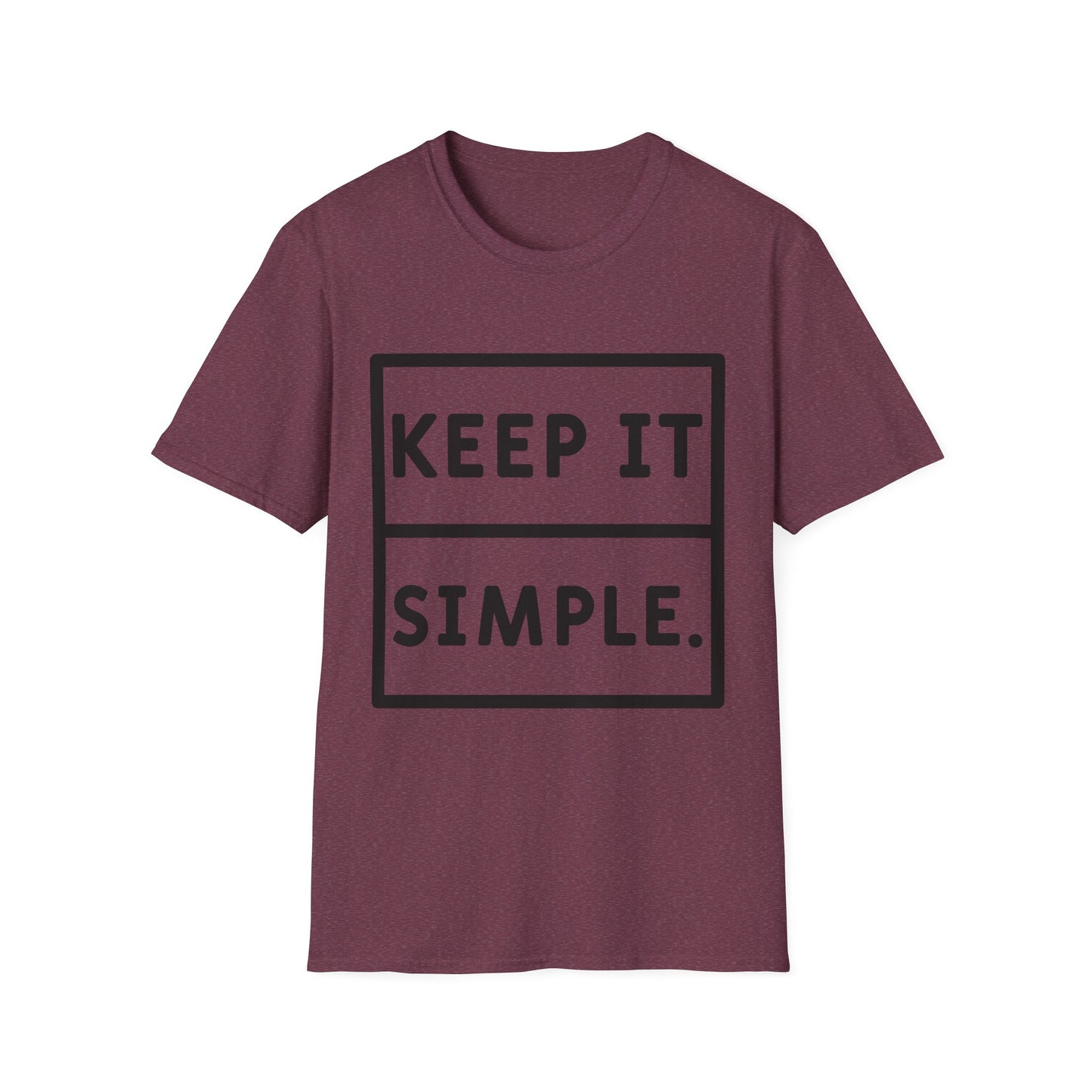 Keep It Simple Unisex Softstyle T-Shirt