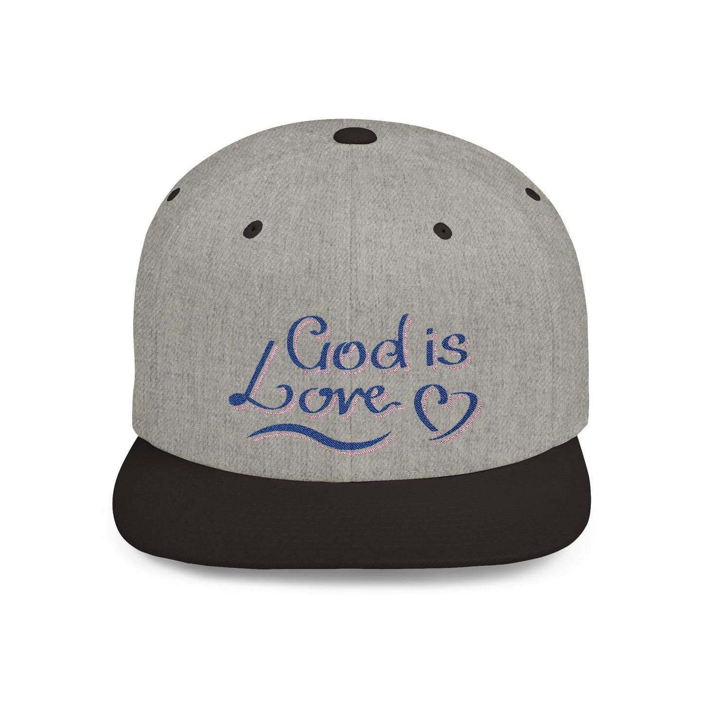 God Is Love Flat Bill Snapback
